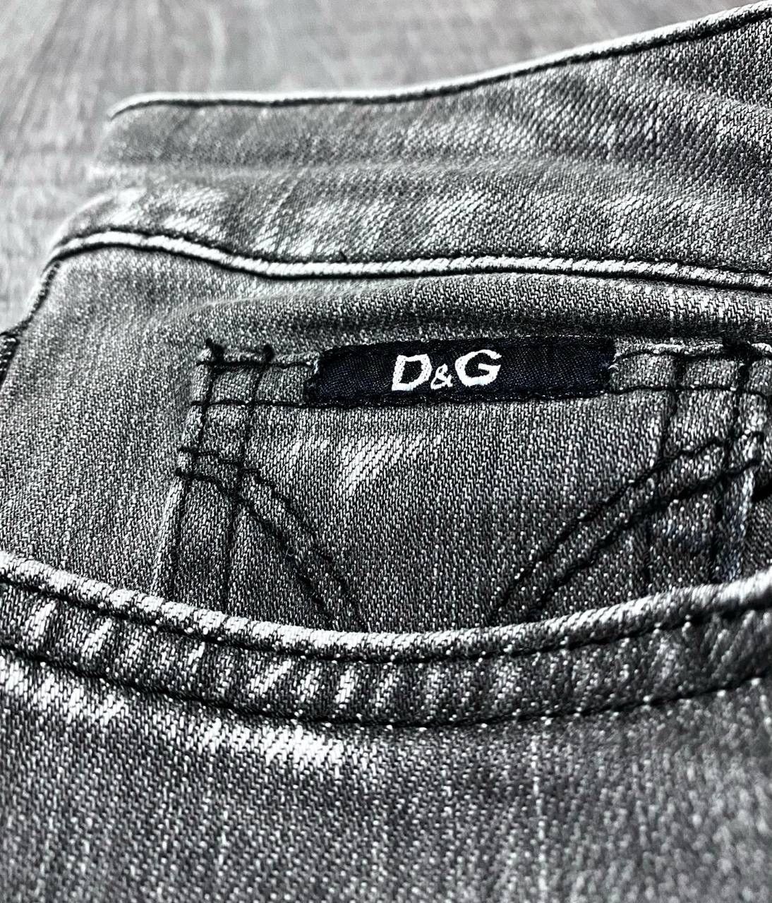 Dolce & Gabbana Dolce & Gabbana D&G Gray Low Tight Washed Jeans Denim Size US 29 - 5 Thumbnail