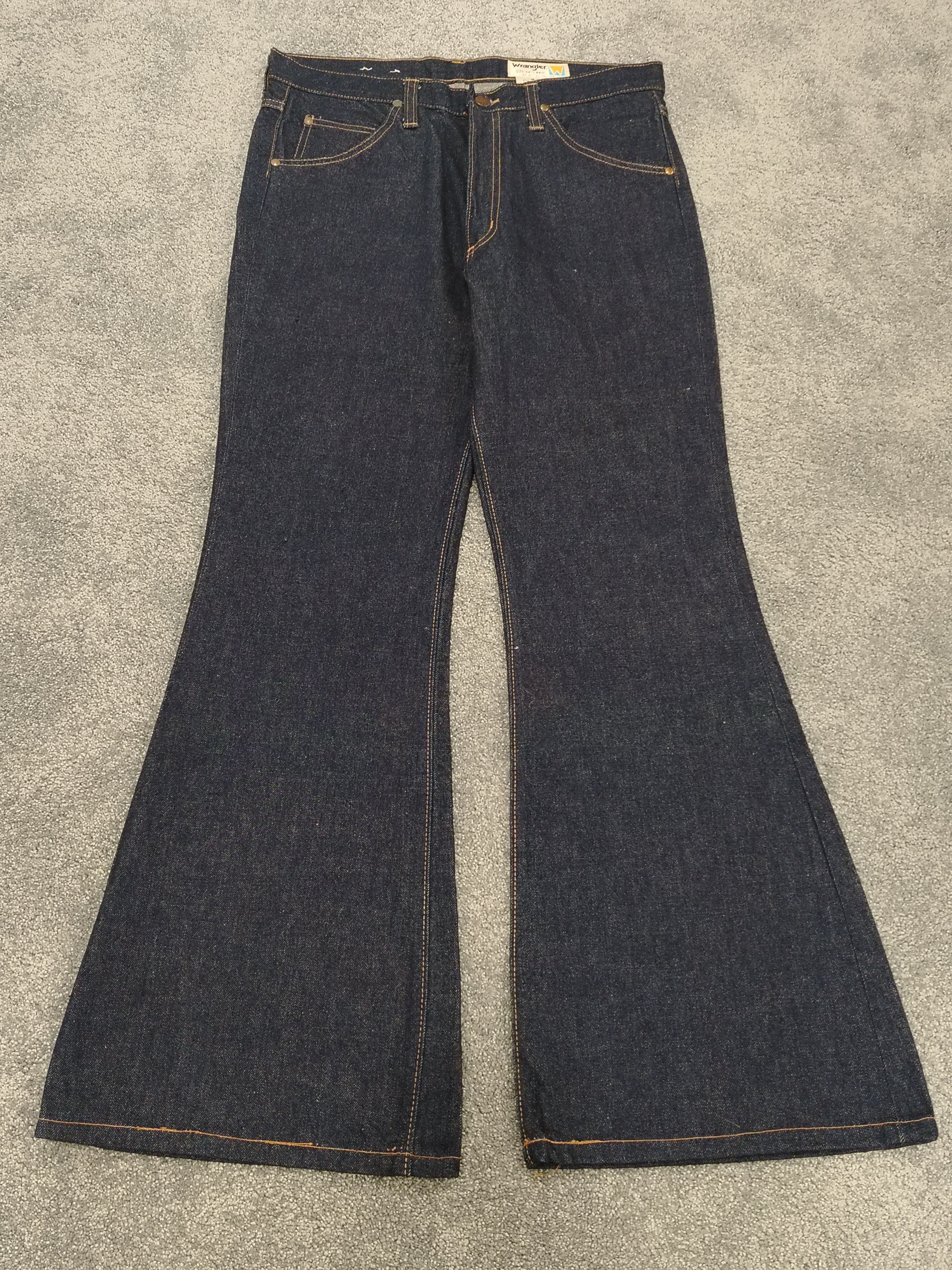 Japanese Brand Bootcut Flare Jeans Wrangler Vintage Size US 33 - 1 Thumbnail
