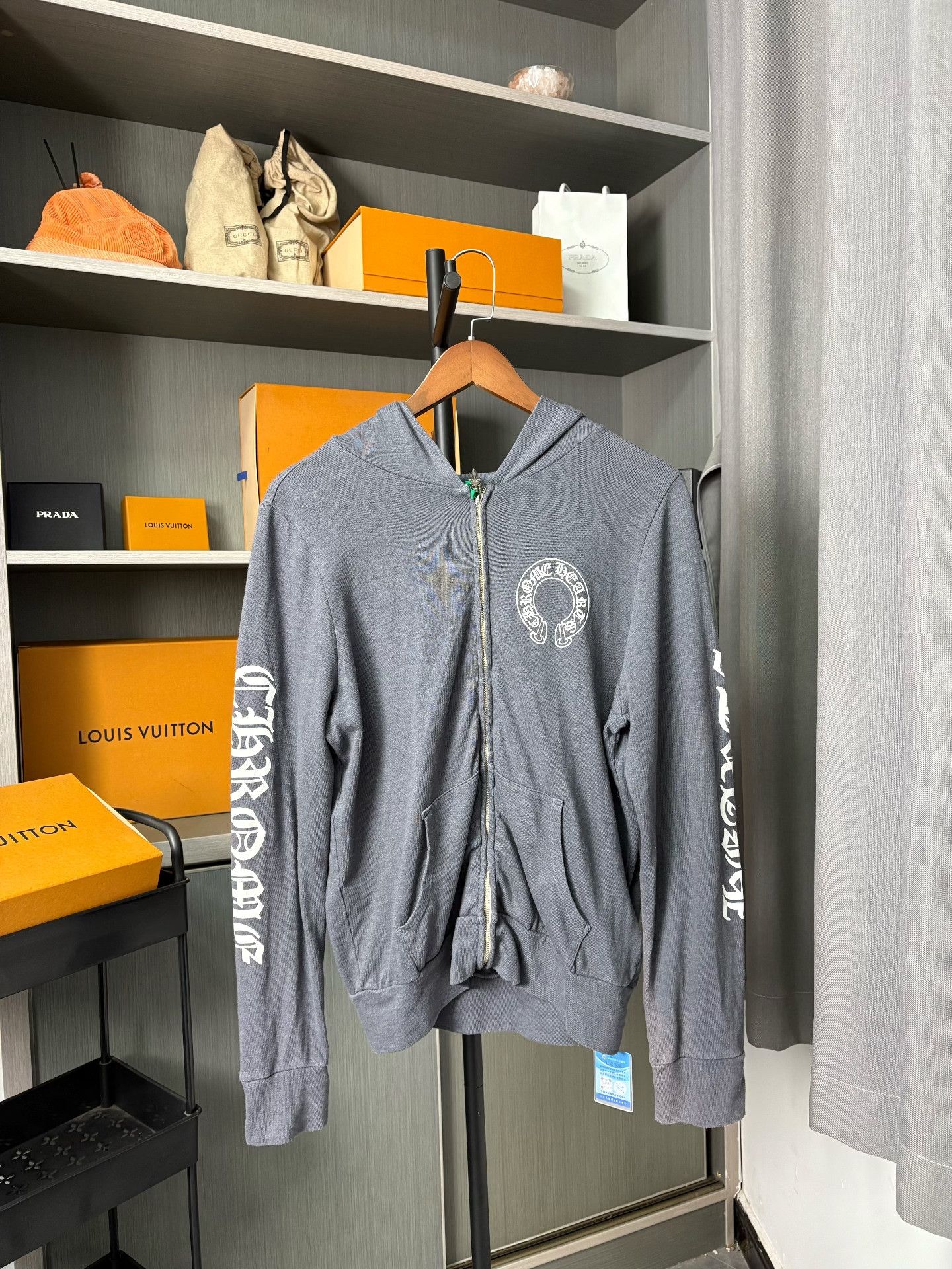Chrome Hearts Chrome Hearts Gray Hoodie M Men Size US M / EU 48-50 / 2 - 1 Thumbnail