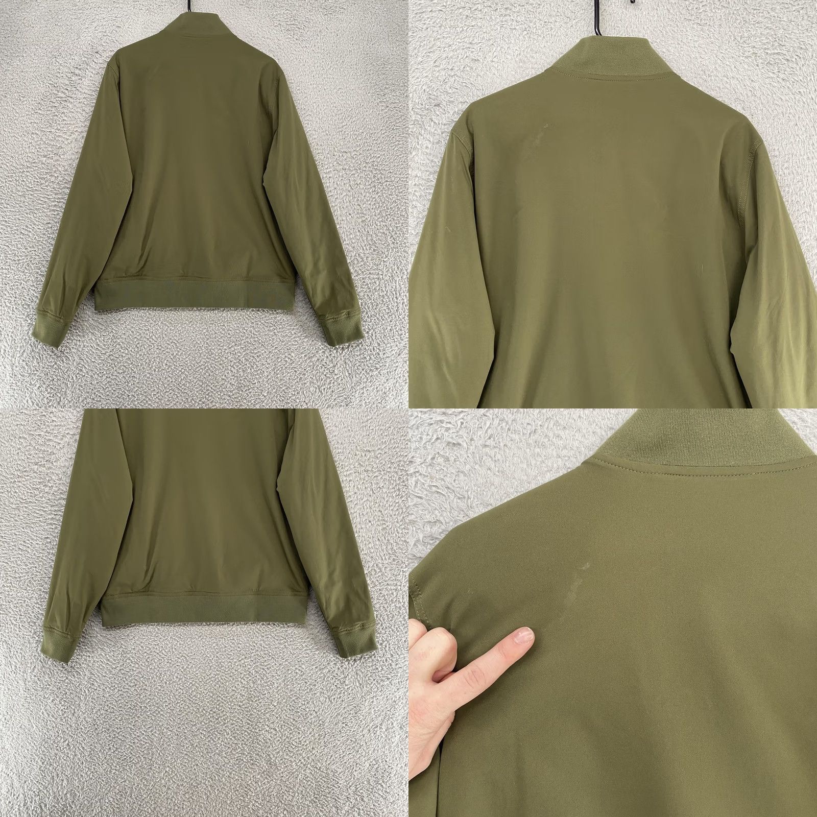 Banana Republic VINTAGE Banana Republic Bomber Jacket Mens S Green Full Zip Insulated Lined Military Size US S / EU 44-46 / 1 - 8 Thumbnail
