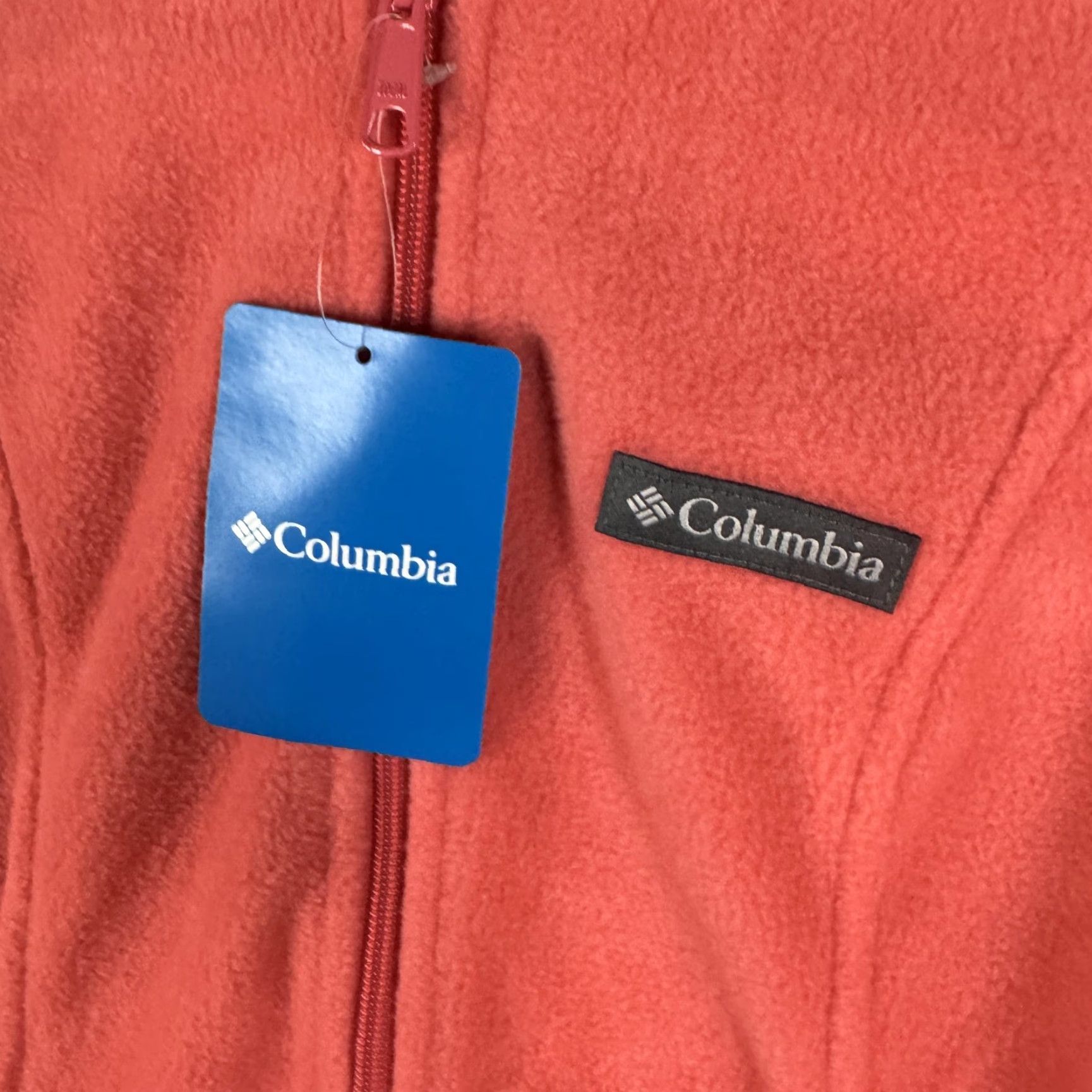 Pinko Columbia Womens Fleece Jacket XS Pink Benton Springs Full Zip Pockets Outdoor Size XS / US 0-2 / IT 36-38 - 7 Thumbnail