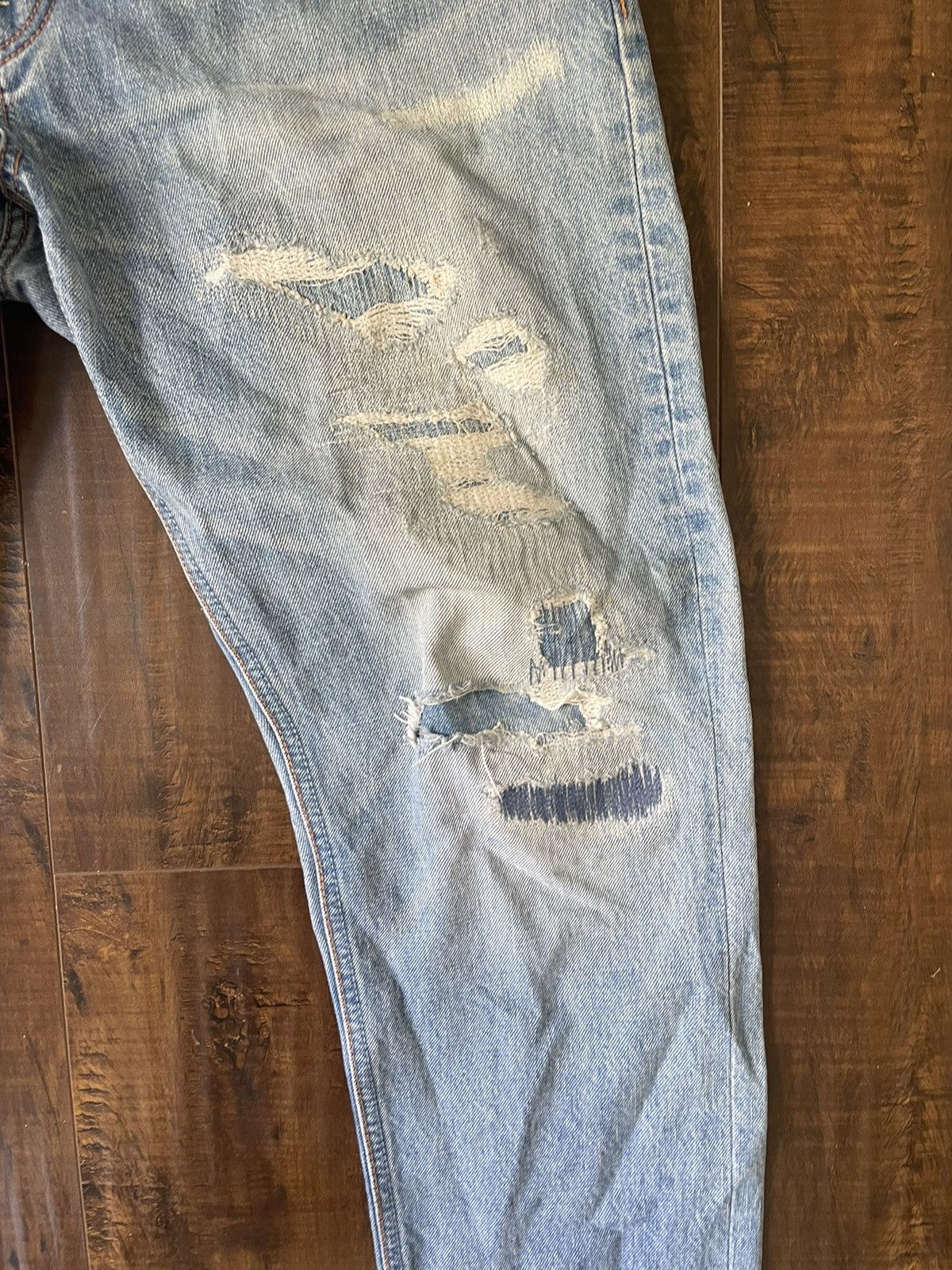 Big John Big John destroyed repaired denim Size US 34 / EU 50 - 3 Thumbnail