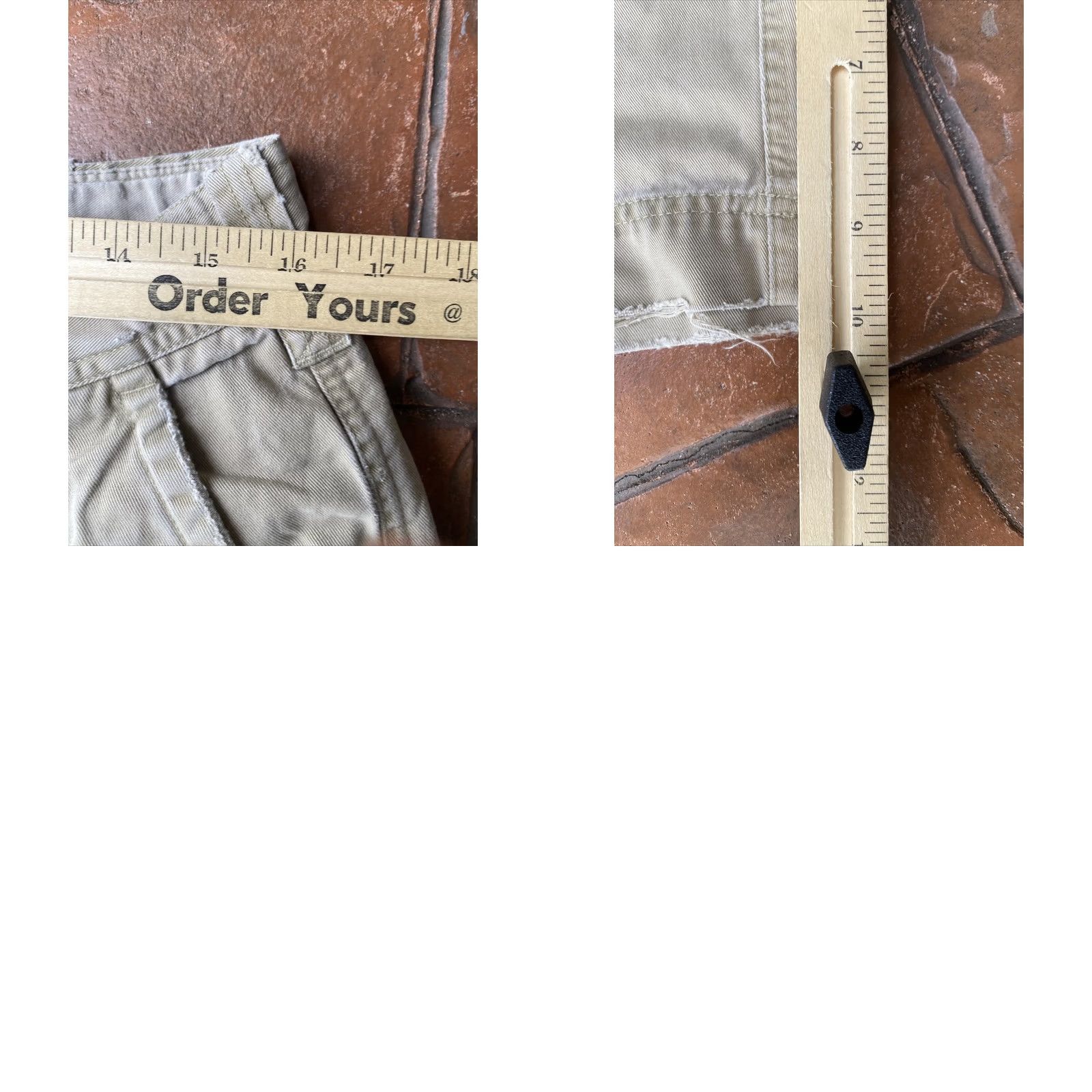 Abercrombie & Fitch Abercrombie & Fitch Cargo Utility Shorts Beige Tan Army Distressed 33 Men Cargo Shorts Regular Beige 90s Vintage? (No) Size US 33 - 9 Thumbnail