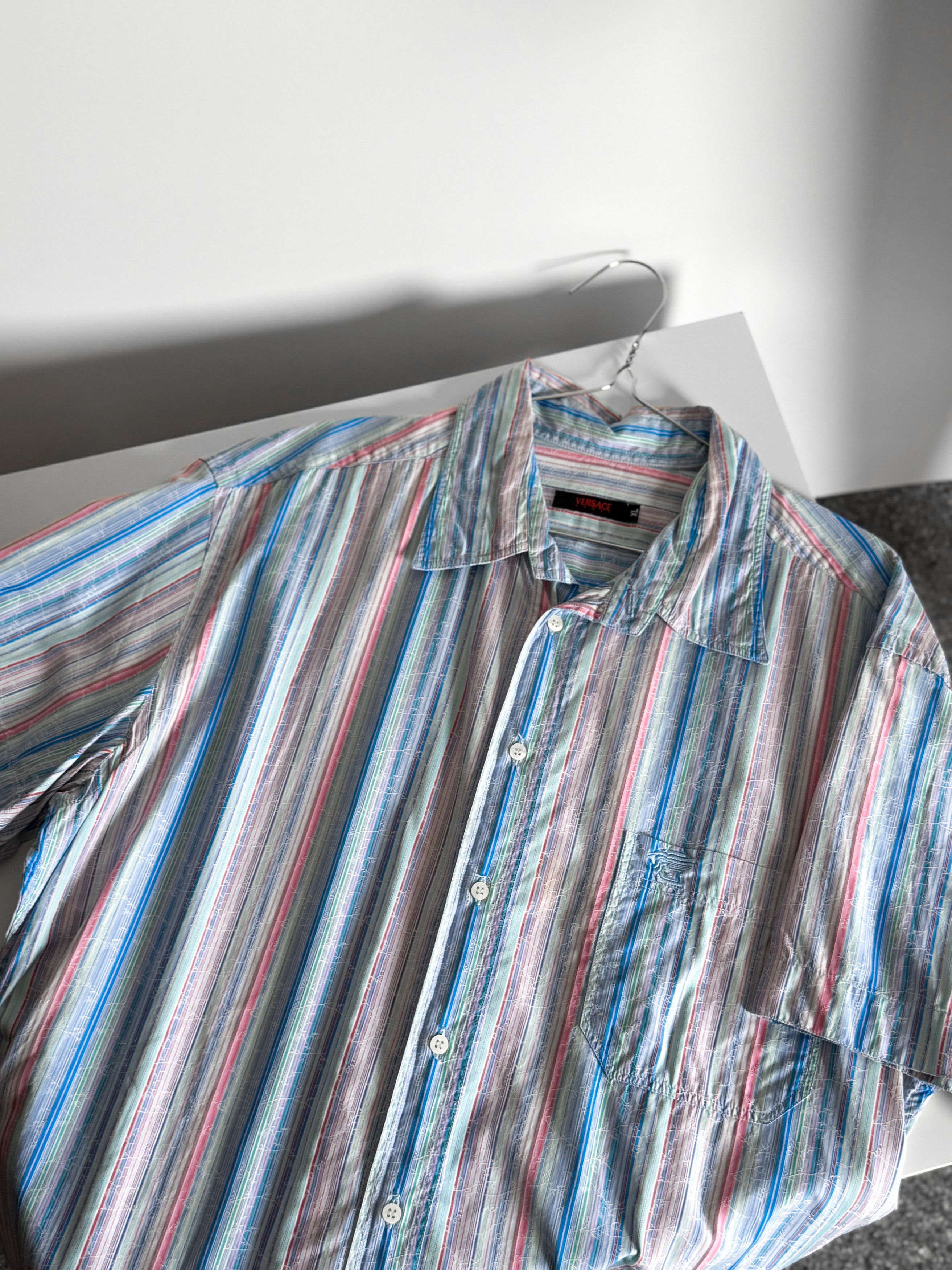 Versace Versace Sport Vintage Men’s Shirt Size US XL / EU 56 / 4 - 2 Thumbnail
