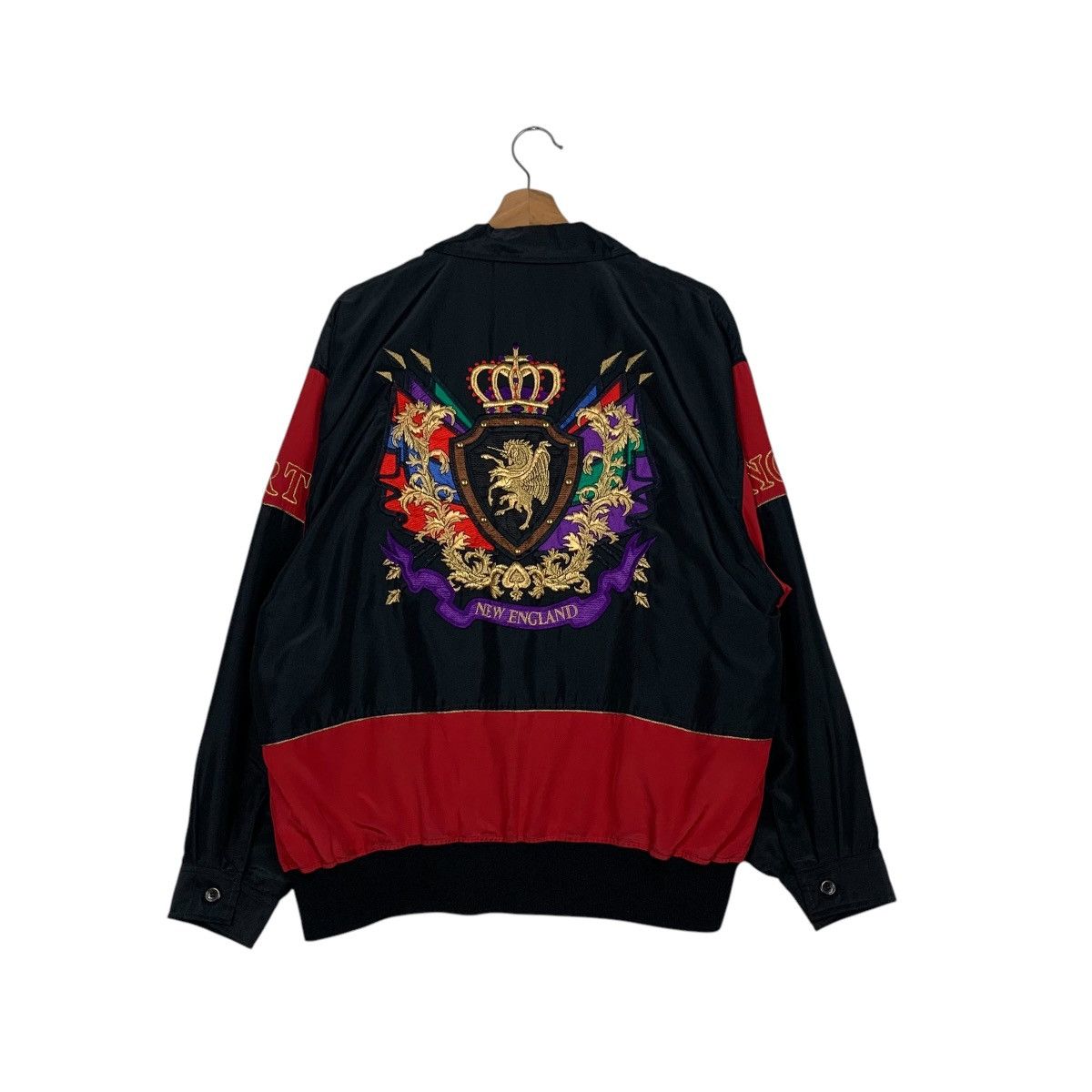 Japanese Brand NEW ENGLAND Embroidery Big Logo Button Jacket #2035-C88 Size US L / EU 52-54 / 3 - 1 Thumbnail