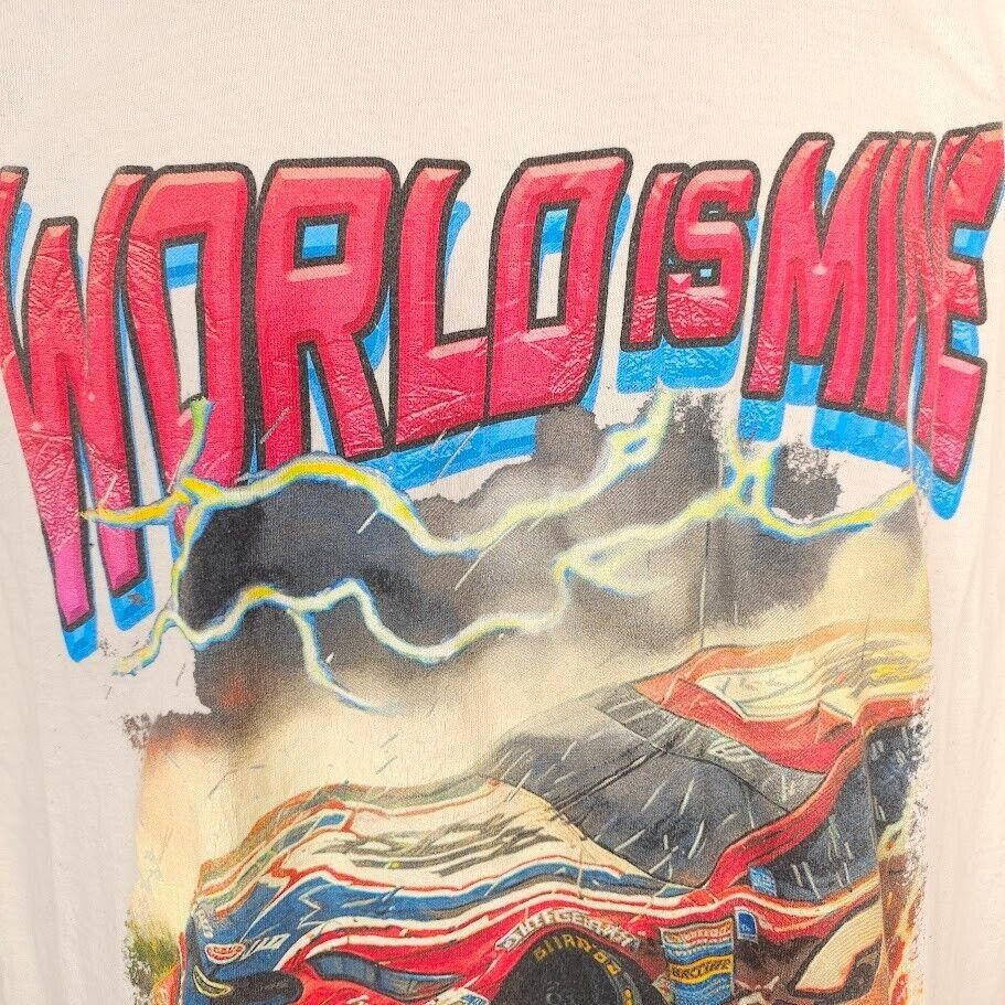 Other Racing T Shirt Mens Size Large Beige World Is Mine Lightning Size US L / EU 52-54 / 3 - 2 Thumbnail