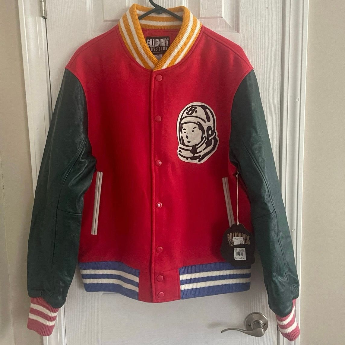 Billionaire Boys Club BILLIONAIRE BOYS CLUB BBC LETTERMAN JACKET LOLLIPOP RED, C10 Size US XL / EU 56 / 4 - 3 Thumbnail