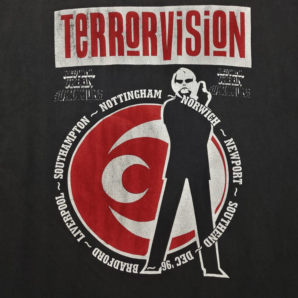 Band Tees VINTAGE DISTRESSED TRASH TERRORVISION BAND T SHIRT Size US L / EU 52-54 / 3 - 4 Thumbnail
