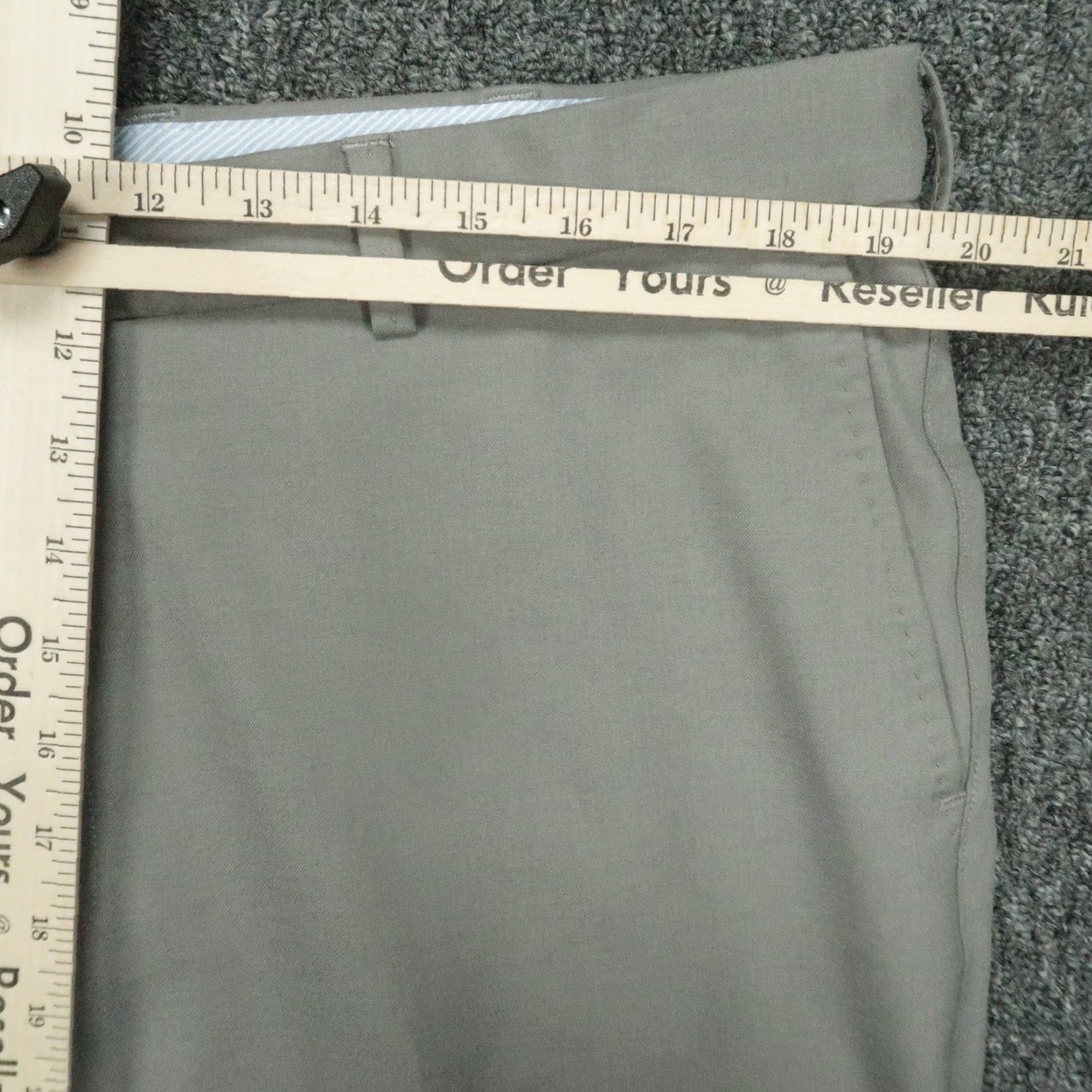 Peter Millar Peter Millar Pants Men 38x32 Gray Chino Lightweight Regular Straight Front Pockets Summer Rocking? Size US 38 / EU 54 - 7 Thumbnail