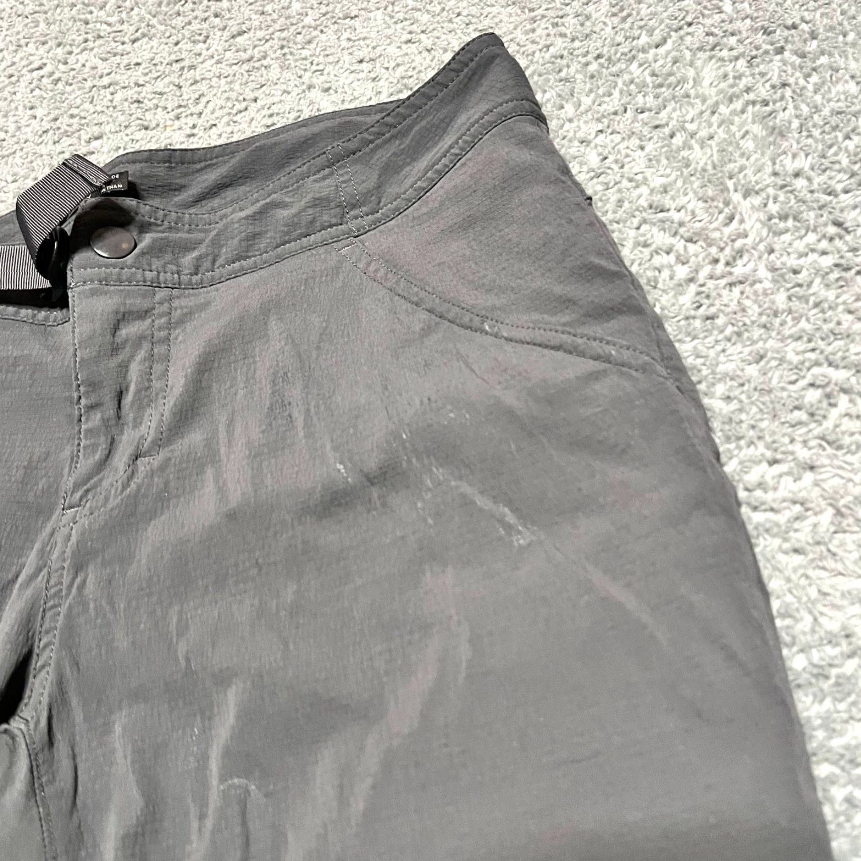 Prana PrAna Jasmine Knicker 3/4 Capri Pants Womens Size 10 Gray Style W4JASK113 Mens? Ladies? Size 32" / US 10 / IT 46 - 2 Thumbnail