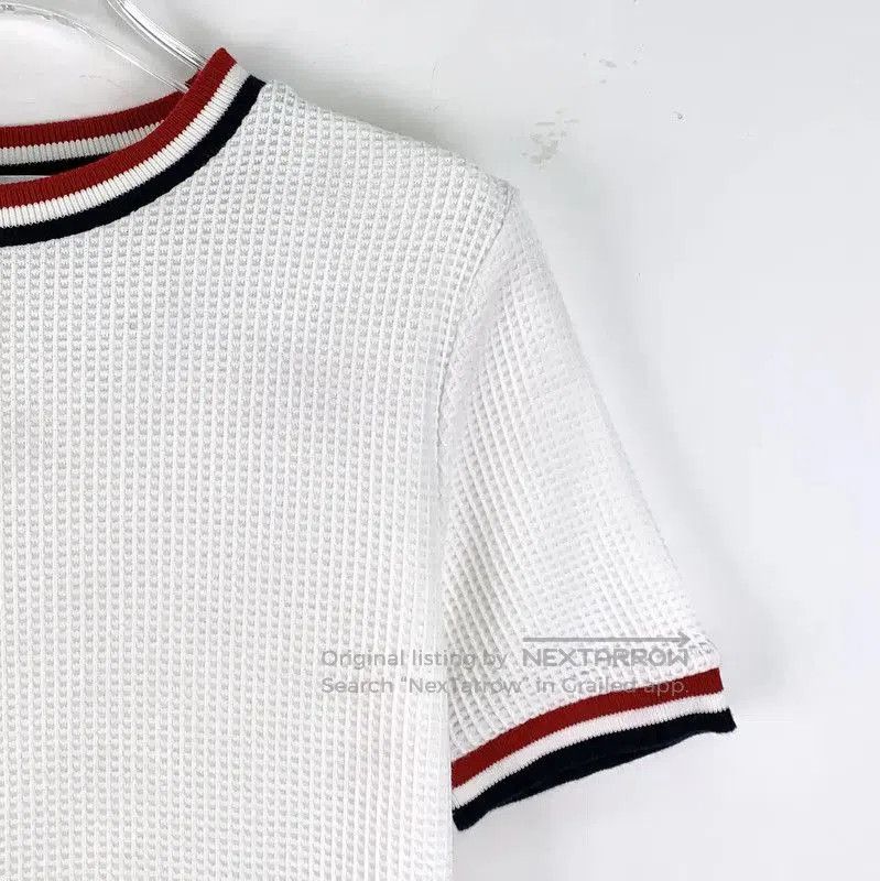 Thom Browne Thom Browne White Cotton Women's T-Shirt . Size S / US 4 / IT 40 - 3 Thumbnail