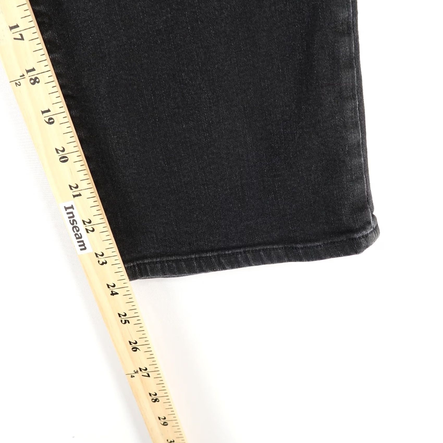 Hudson Hudson Jeans Womens 28 Straight Crop Denim Pants Black Size 28" / US 6 / IT 42 - 7 Thumbnail