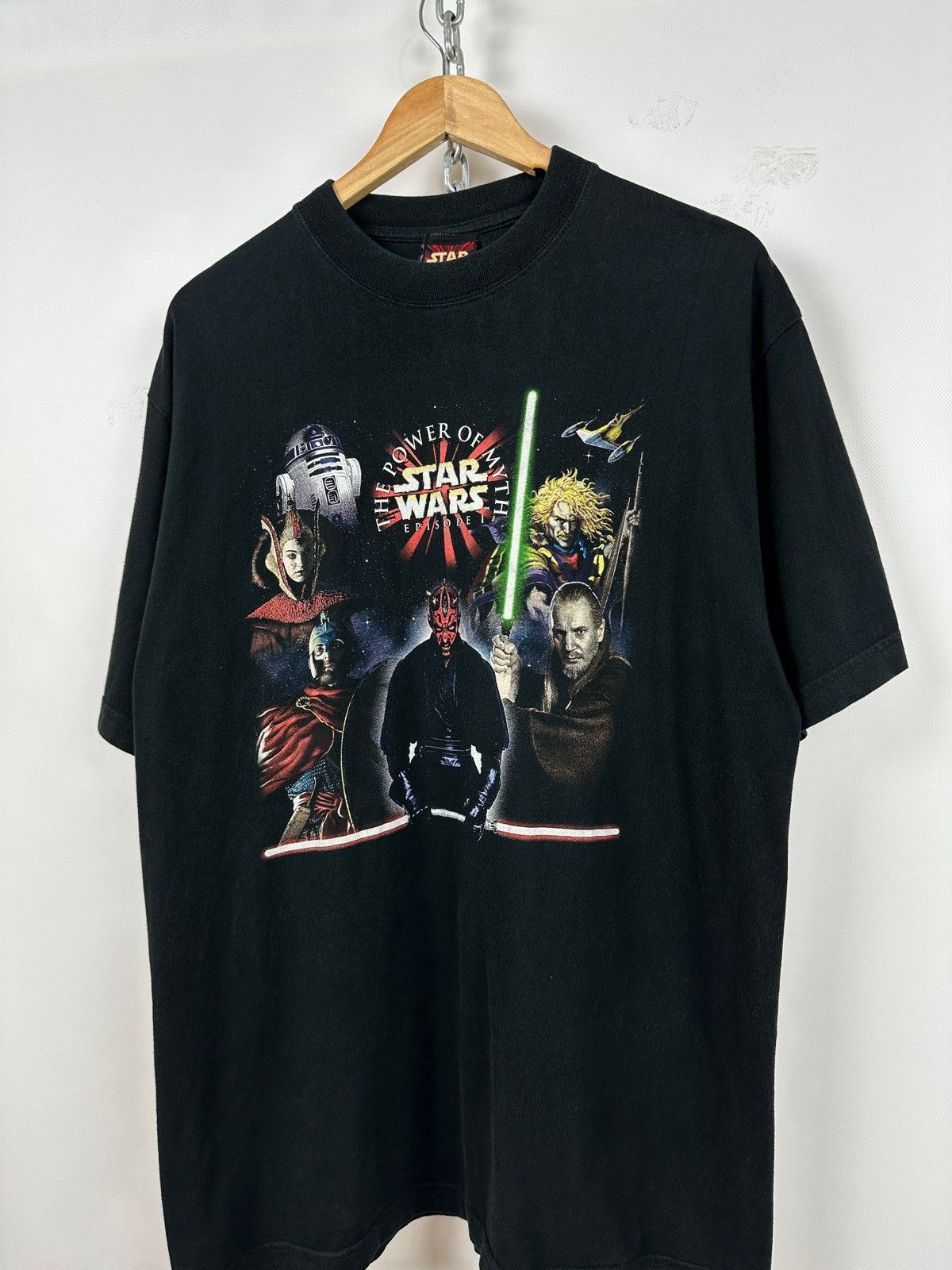 1999 Vintage Star Wars Episode Power Of Myth Tour T-Shirt