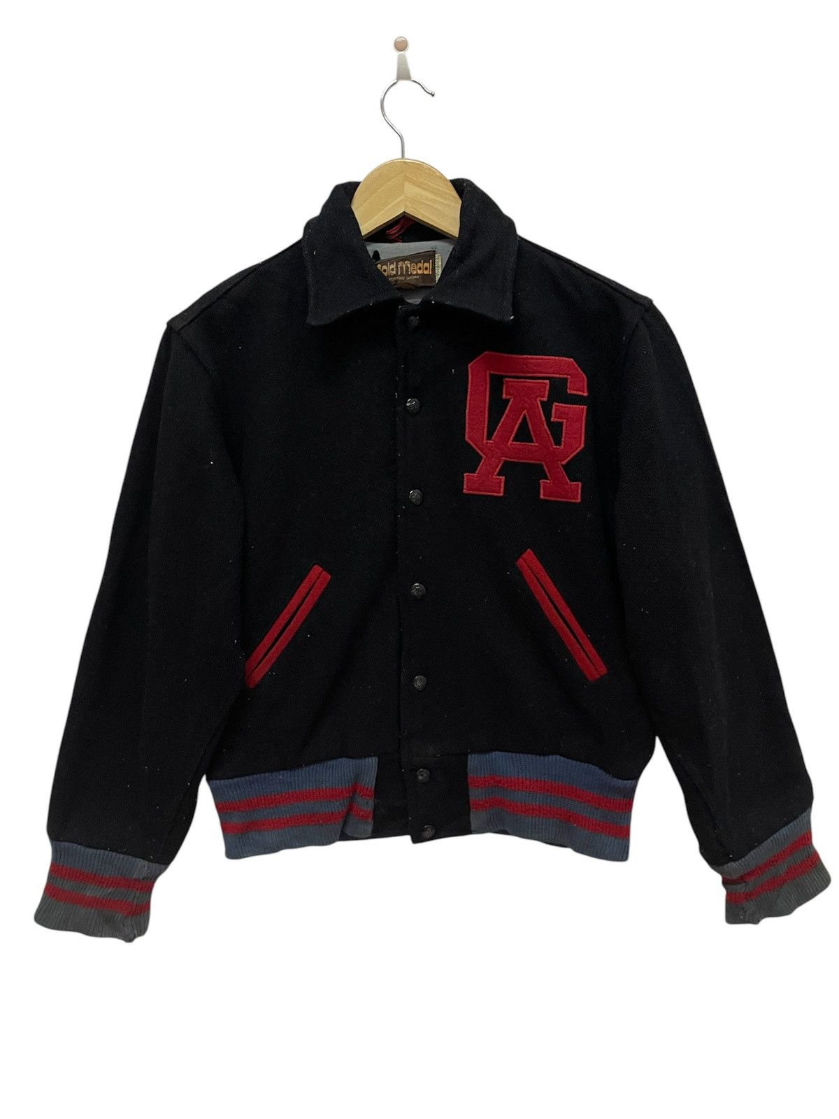Delong × Vintage VINTAGE 70’s GERMANTOWN ACADEMY VARSITY WOOL Size US M / EU 48-50 / 2 - 2 Thumbnail