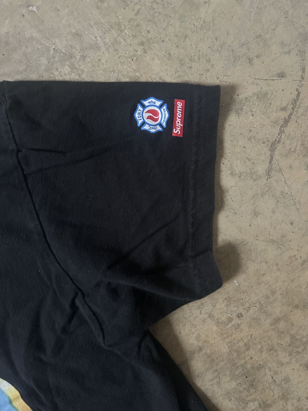 Supreme Supreme x Chinatown Fire Dept Tee Black Rare Streetweer Size US M / EU 48-50 / 2 - 6 Thumbnail