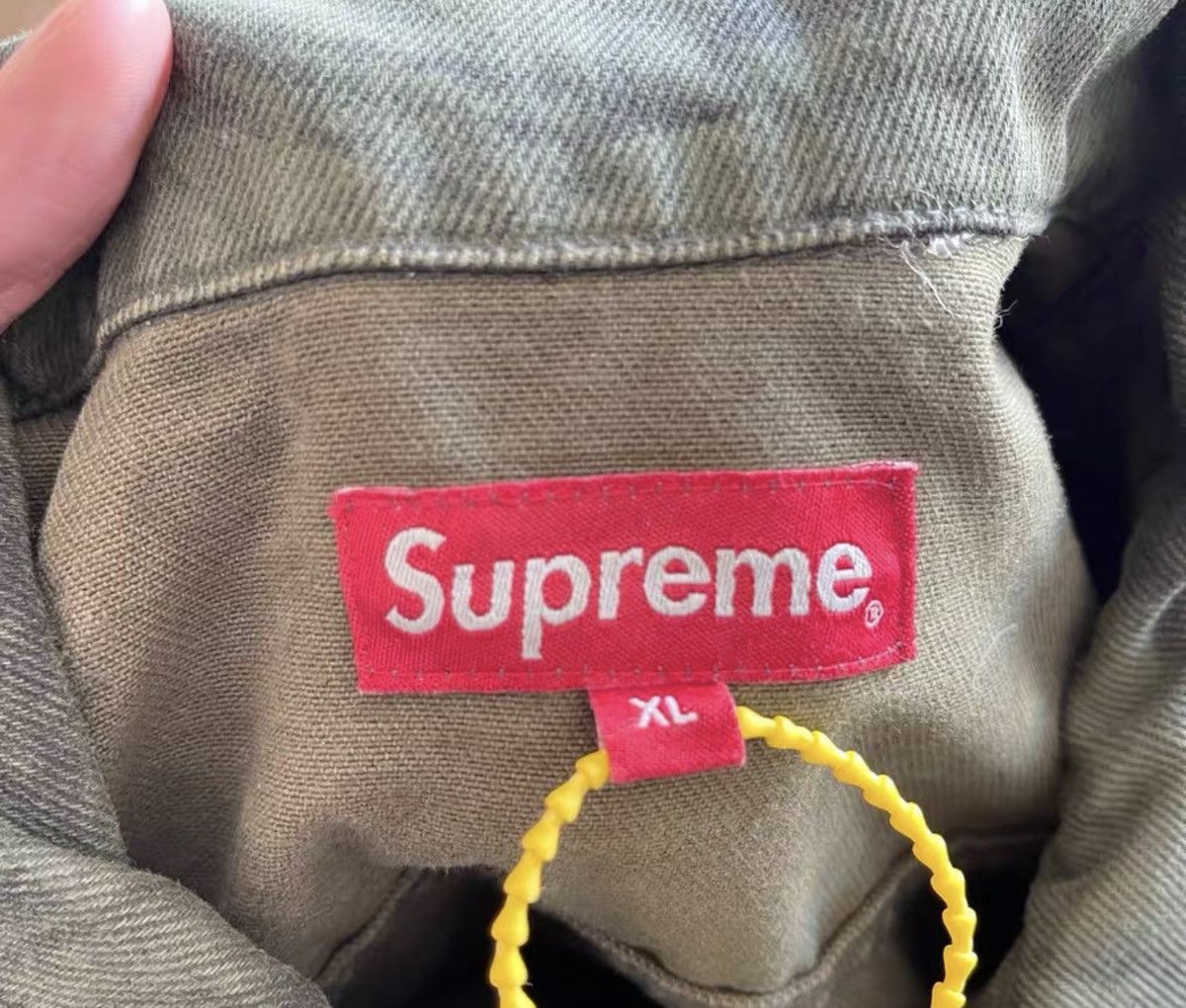Supreme Supreme is love denim trucker jacket xl Size US XL / EU 56 / 4 - 7 Thumbnail