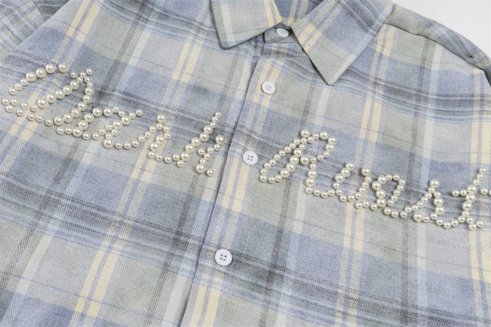 Japanese Brand × Vintage American retro plaid casual long-sleeved shirt Size US M / EU 48-50 / 2 - 4 Thumbnail