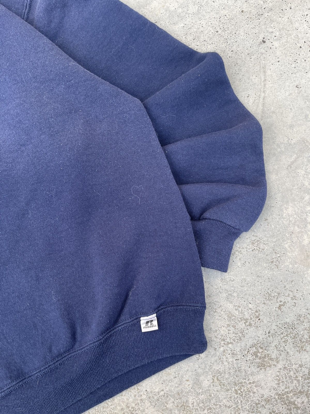 Russell Athletic × Vintage Vintage 90s Faded Russell Athletic Blank Hoodie Size US L / EU 52-54 / 3 - 5 Thumbnail