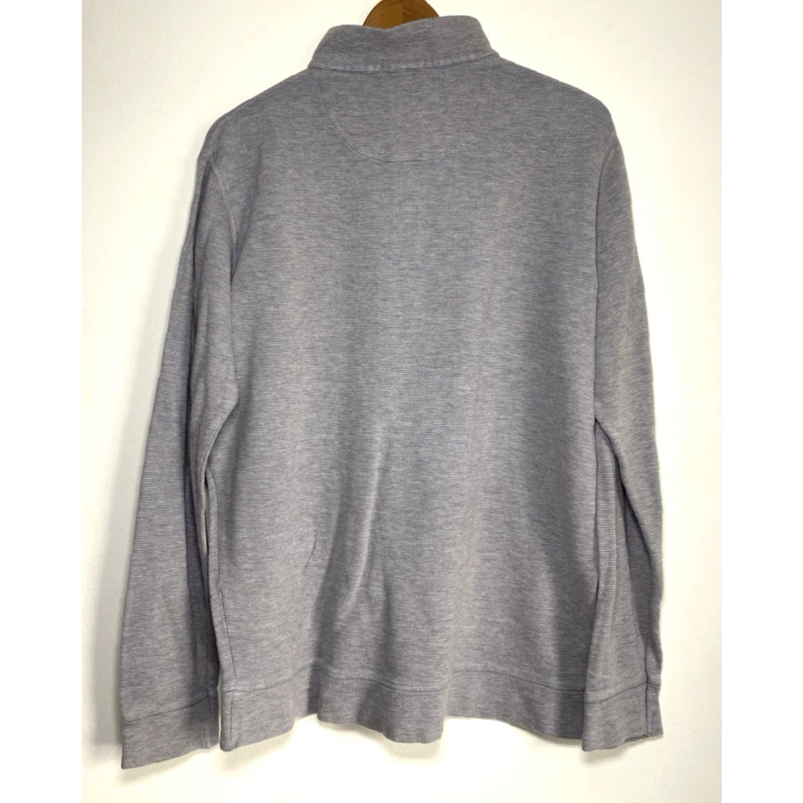 Peter Millar Peter Millar Crown Comfort Ottoman Quarter Zip Sweater Mens Gray L knit Regular Pullover 1/4 Zip Size US L / EU 52-54 / 3 - 2 Thumbnail