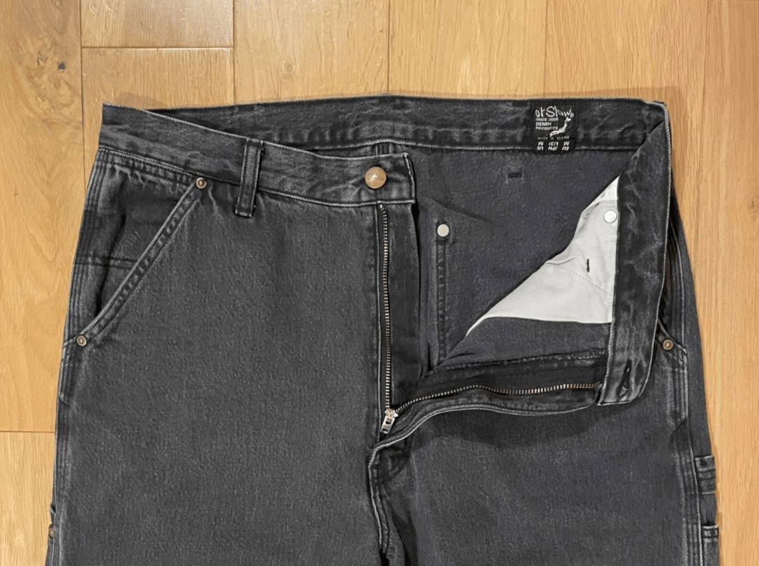Orslow orSlow Dad's Fit Painter Pants Black Stone Denim Size 3 Size US 34 / EU 50 - 4 Thumbnail
