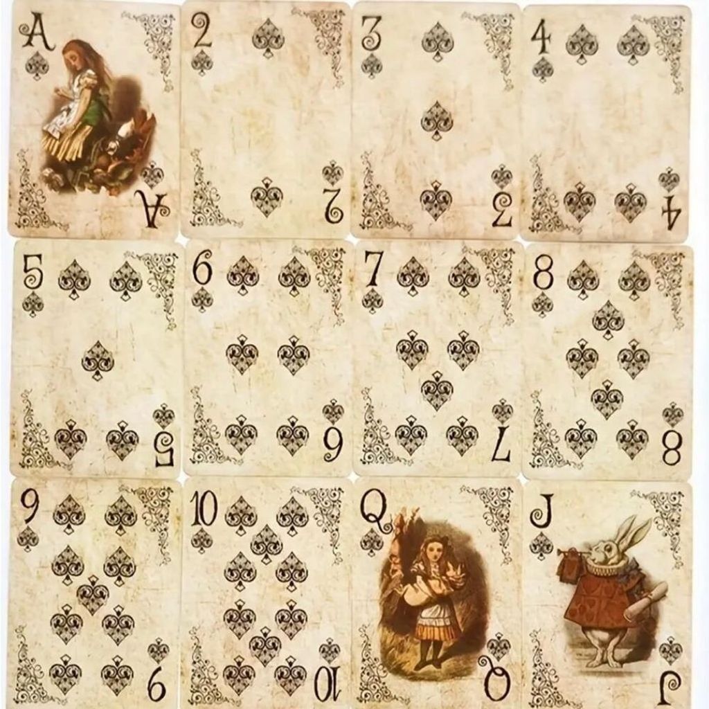 Other Wonderland Playing Cards Vintage Style Poker Game Set New Size ONE SIZE - 8 Thumbnail