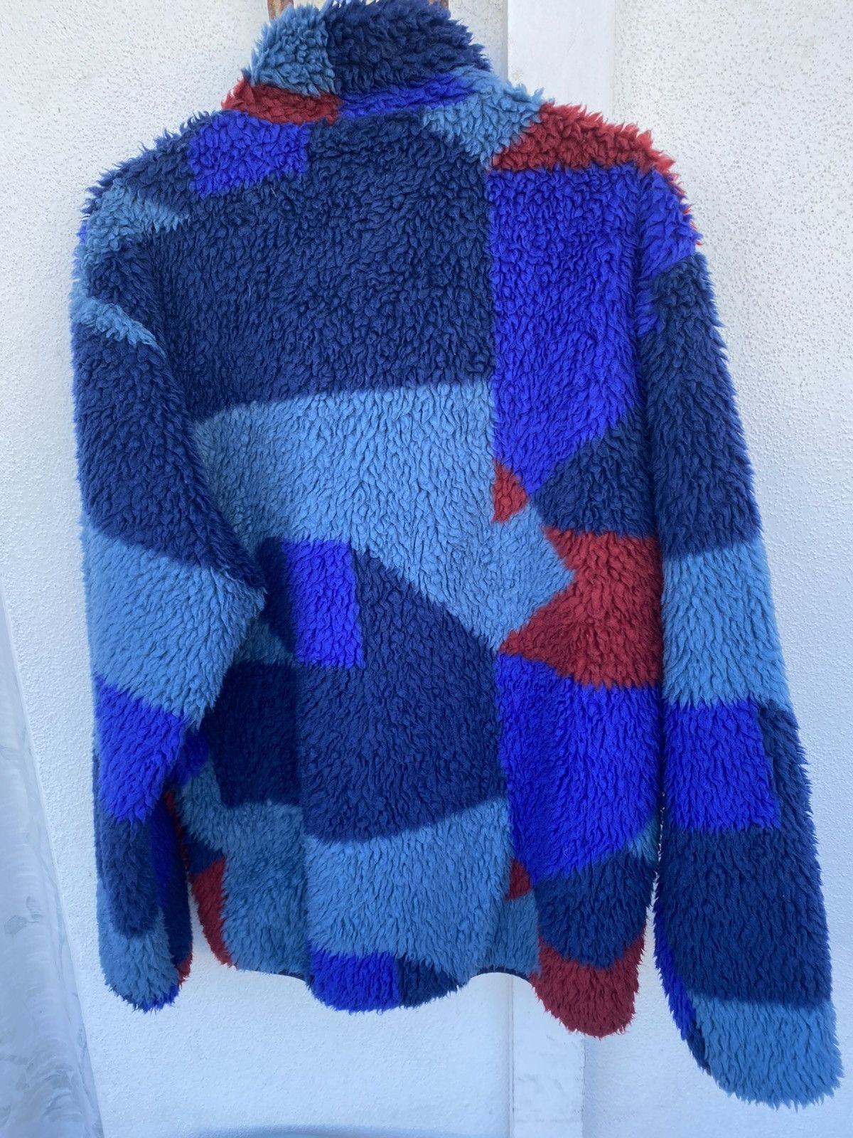 Patagonia Men's Patagonia Bear Block Retro X Deep Pile Fleece Jacket Size US L / EU 52-54 / 3 - 3 Thumbnail