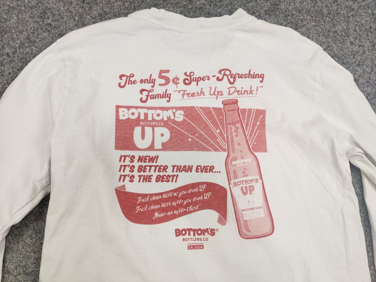MOUSSY Moussy Bottom's Up Japan Design Light White Logo Long Sleeve Size US M / EU 48-50 / 2 - 15 Thumbnail