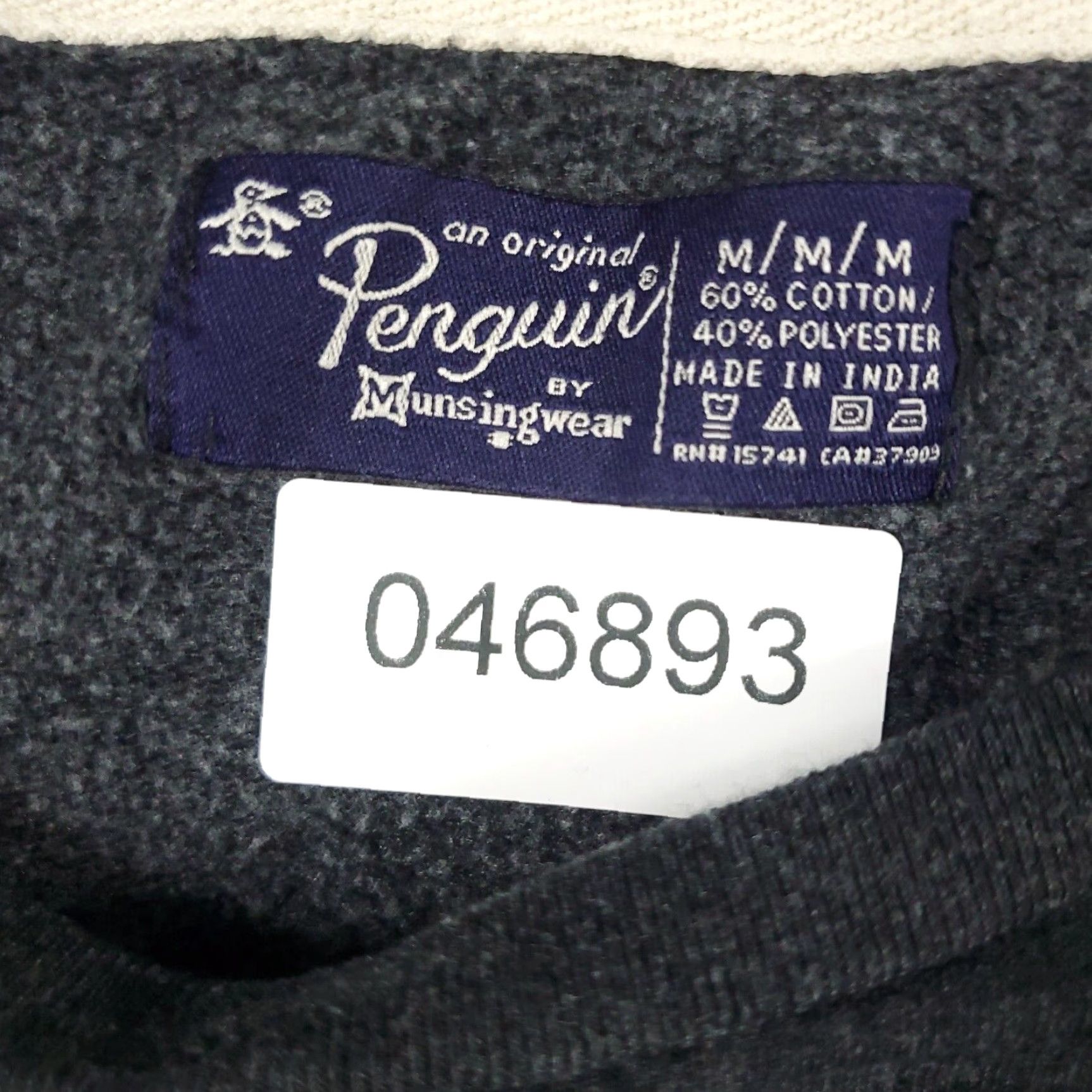 Original Penguin Original Penguin Sweater Mens Medium Gray Casual Pullover Knit Crew Neck Size US M / EU 48-50 / 2 - 8 Thumbnail