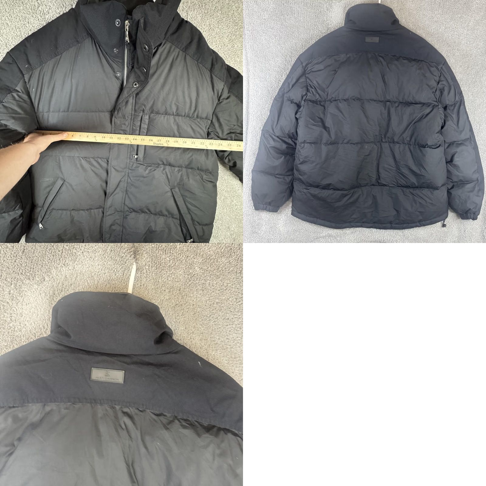 Canon Alex Cannon Jacket Mens L Black Down Puffer Full Zip Insulated Outdoor Winter Coat Size US L / EU 52-54 / 3 - 9 Thumbnail