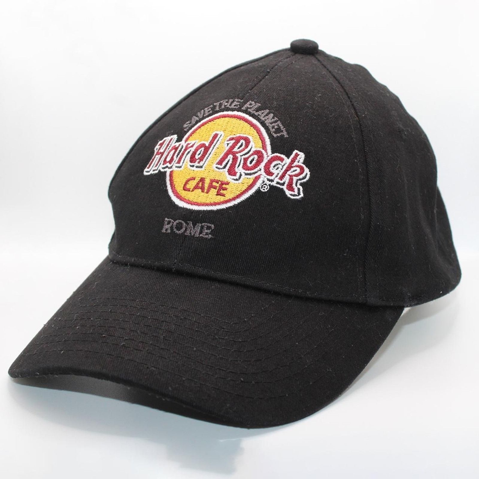 Hard Rock Cafe Black Vintage Hard Rock Cafe Rome Hat Size ONE SIZE - 1 Thumbnail