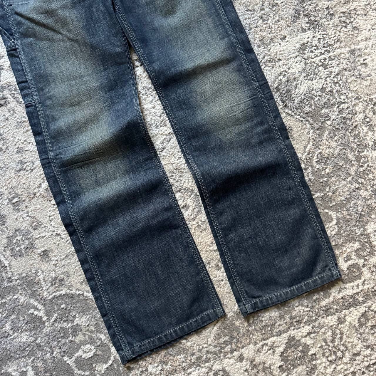 Lee Vintage Dirty Lee Carpenter Jeans Lee Worker Japan Denim Size US 32 / EU 48 - 7 Thumbnail