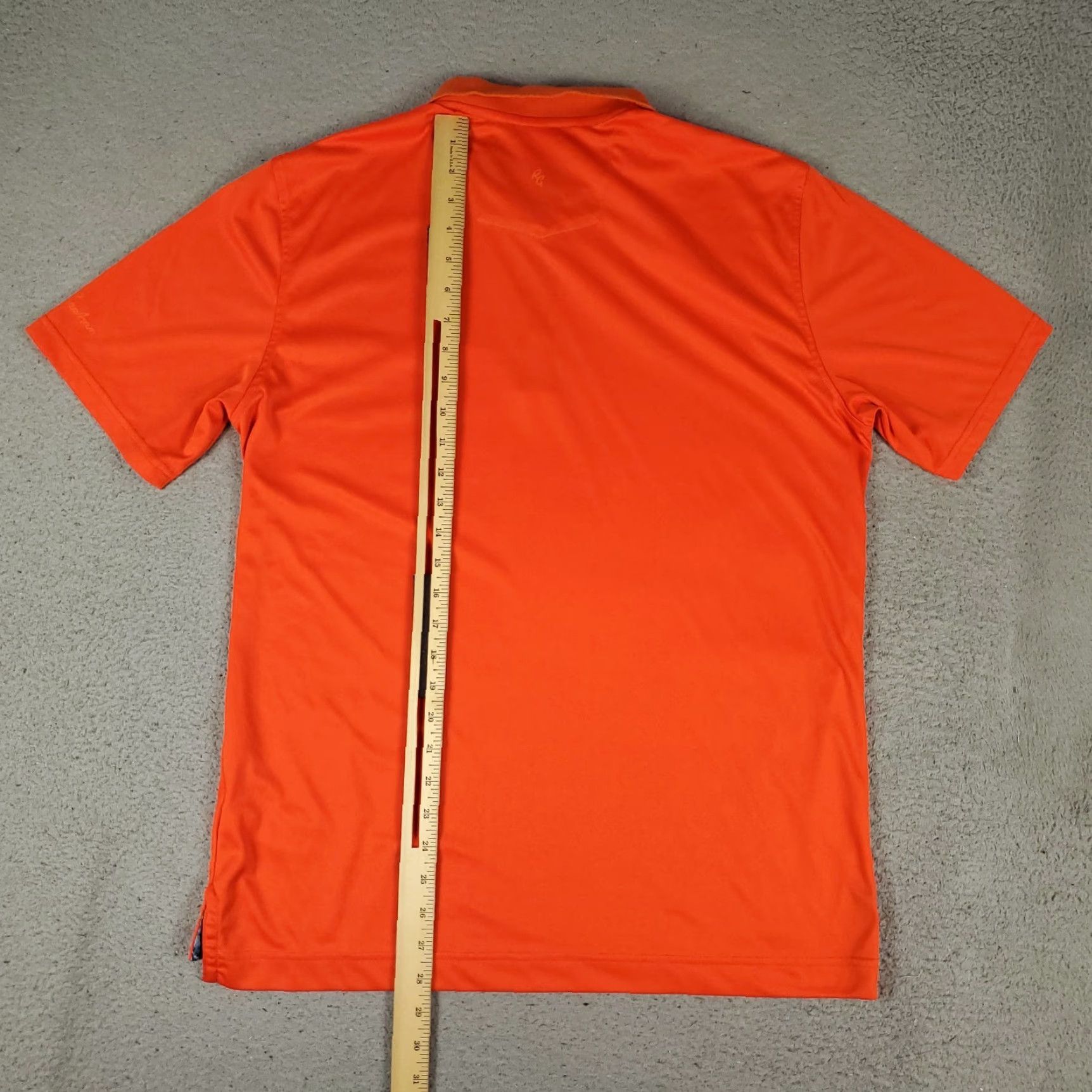 Robert Graham Robert Graham Polo Shirt Mens Large Orange Polyester Golf Short Sleeve Size US L / EU 52-54 / 3 - 4 Thumbnail