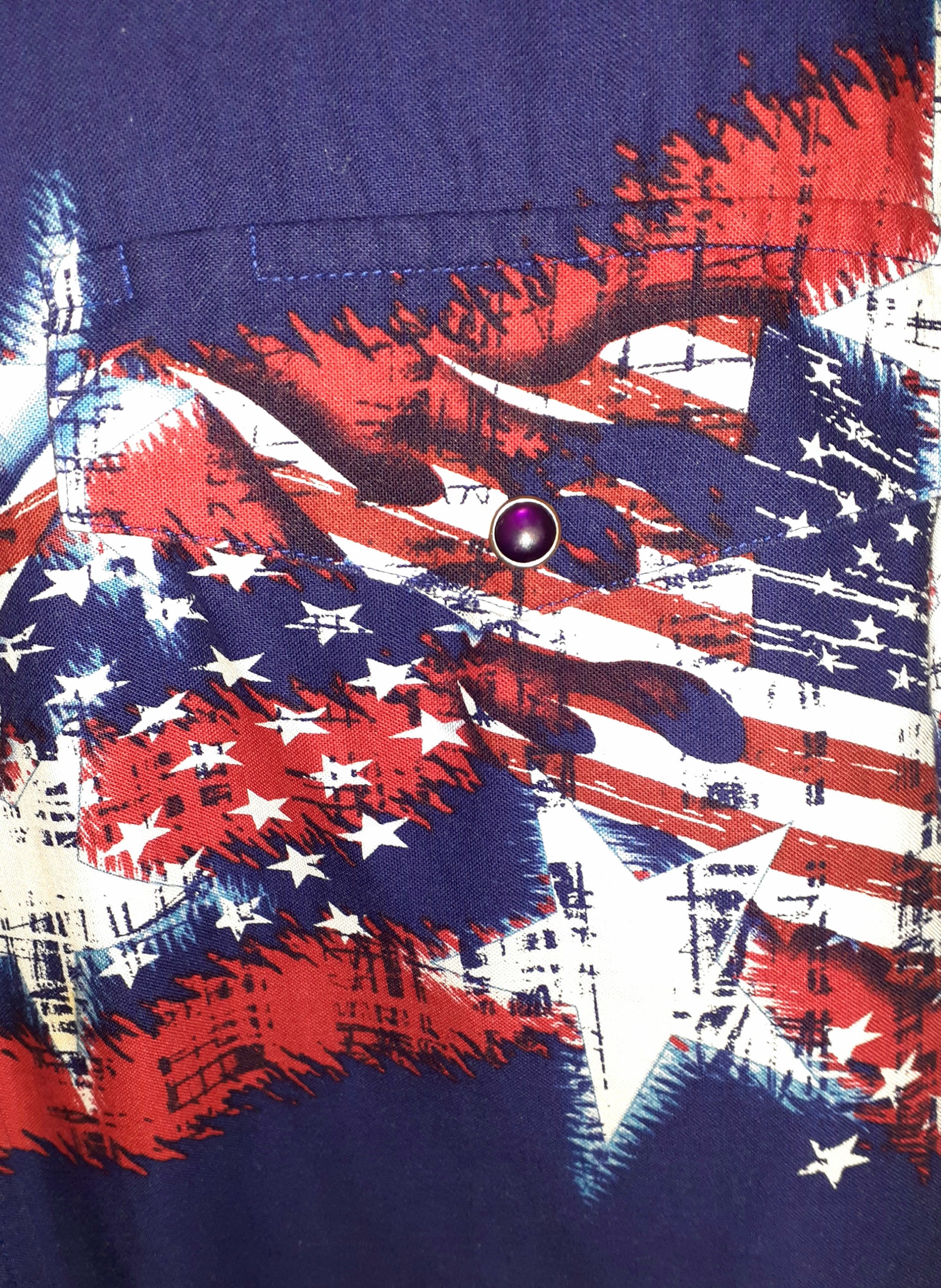 Panhandle Slim America graphic Button up Size US XL / EU 56 / 4 - 4 Thumbnail
