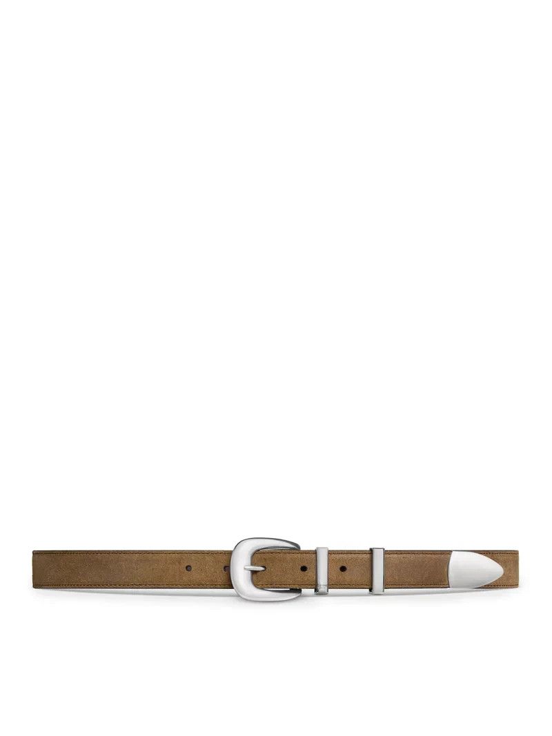 Celine CELINE $660 Brown Medium Western Belt New & Authentic Size ONE SIZE - 2 Thumbnail