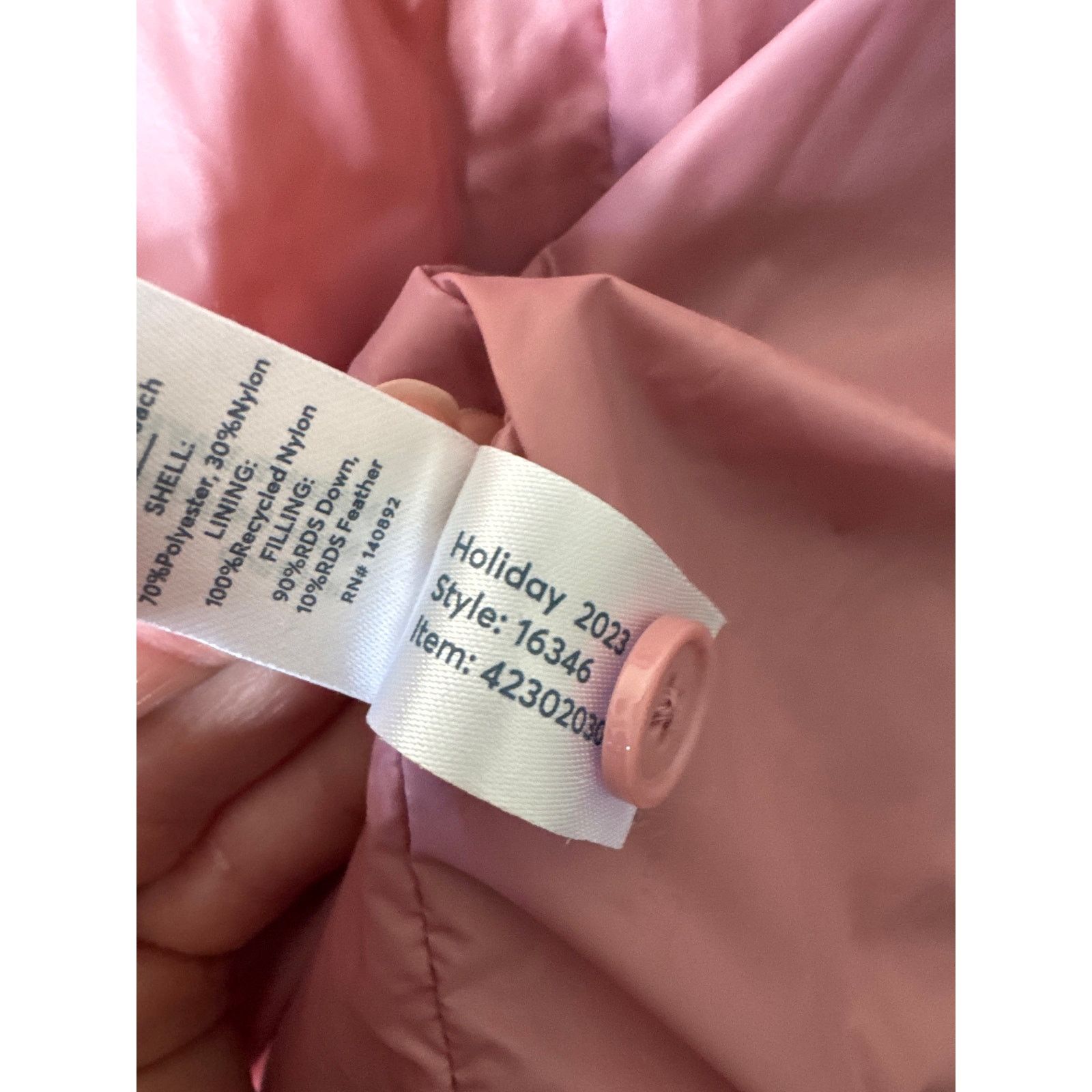 Marine Layer MARINE LAYER Quilted Puffer Snap Front Coat MED Style 16346 Size M / US 6-8 / IT 42-44 - 8 Thumbnail