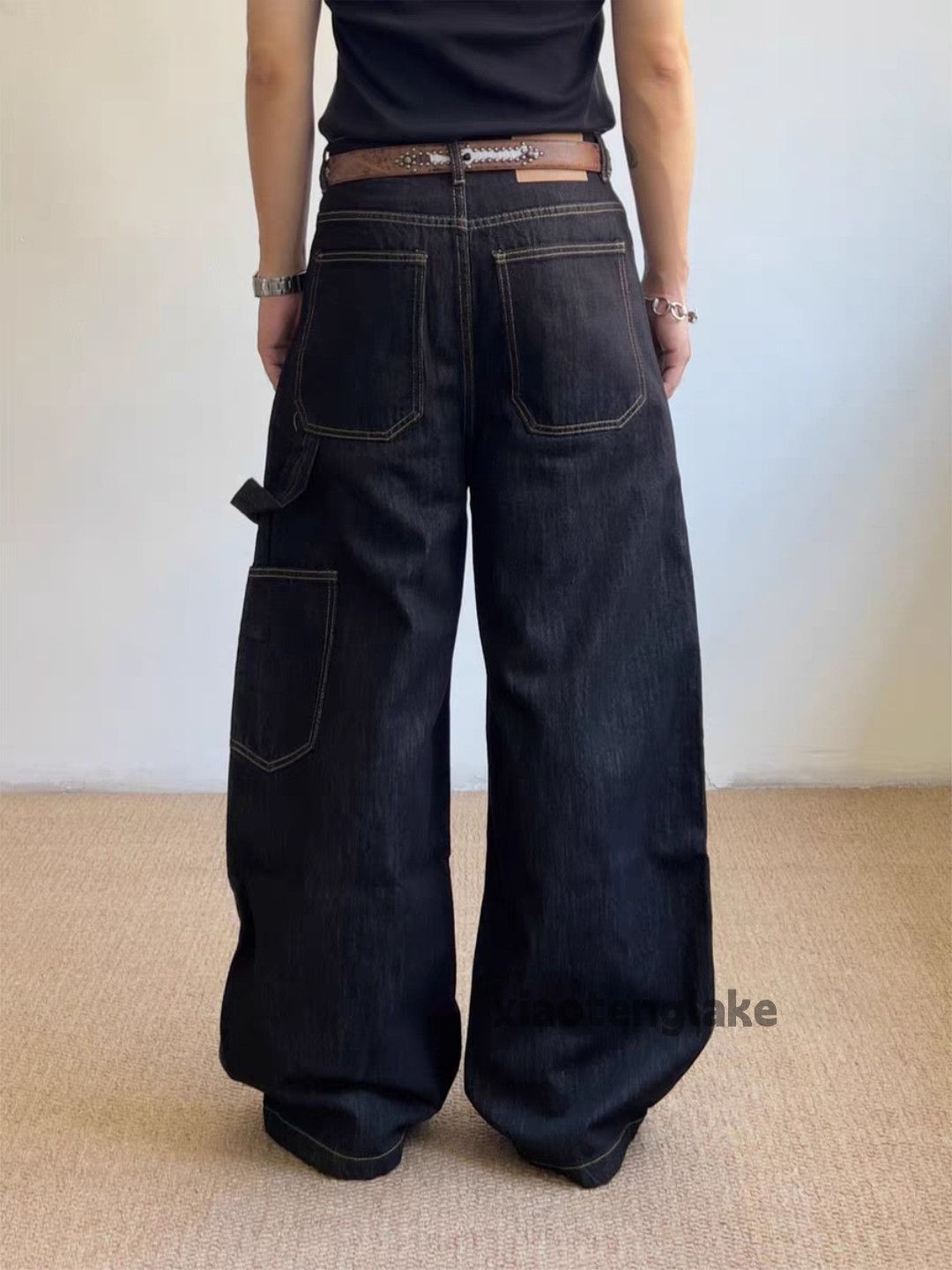 Jean Xz vintage loose baggy skate hiphop carpenter jeans Size US 30 / EU 46 - 4 Thumbnail