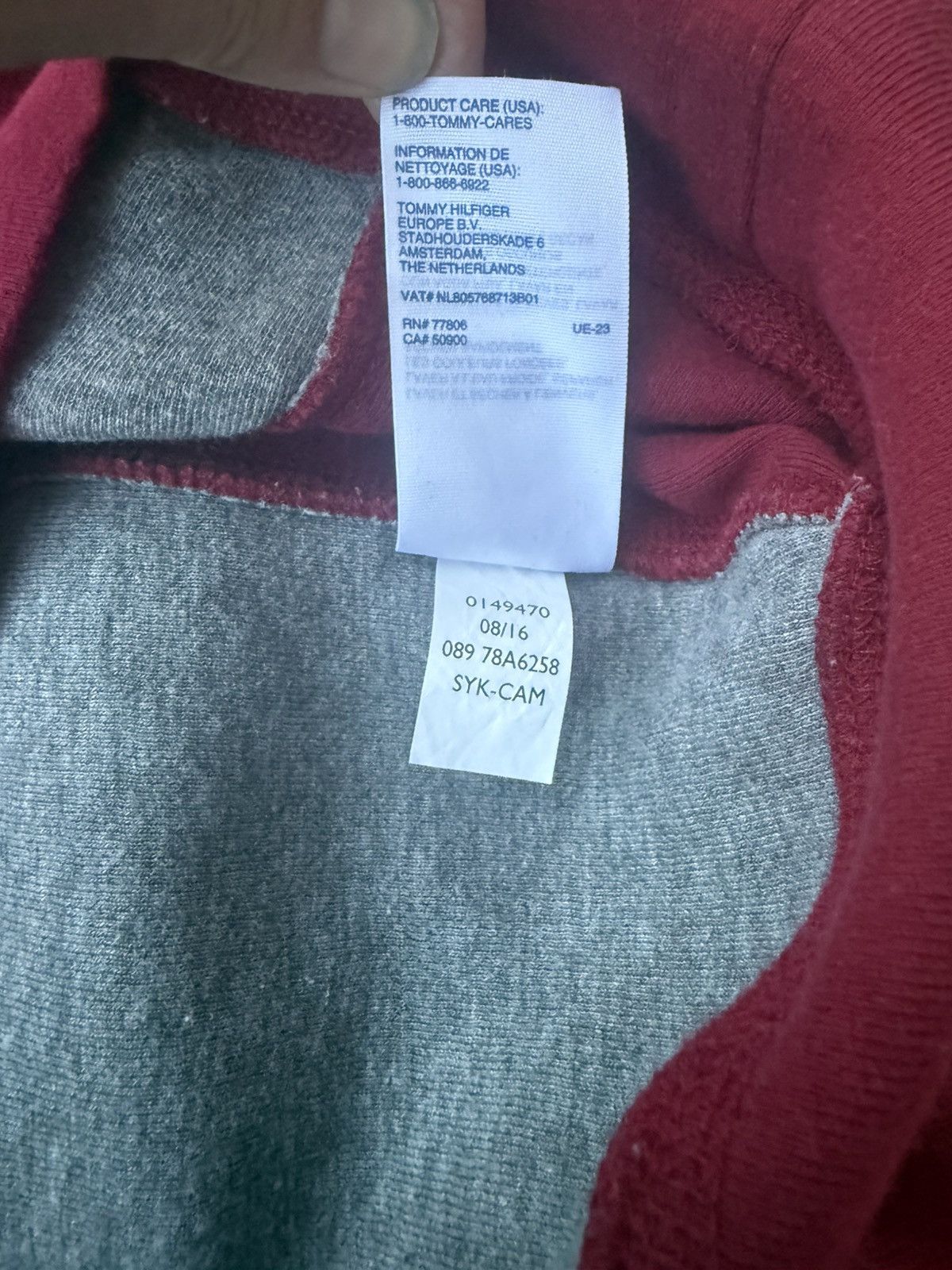 Tommy Hilfiger Tommy Hilfiger Mens Pull Over Sweater Sweatshirt Medium Gray Size US M / EU 48-50 / 2 - 9 Thumbnail