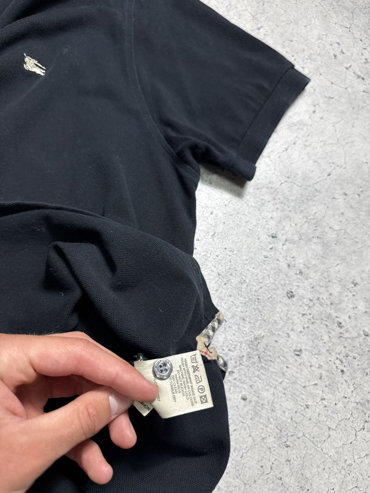 Burberry Burberry London Luxury Polo T-Shirt Black Size US XL / EU 56 / 4 - 9 Thumbnail