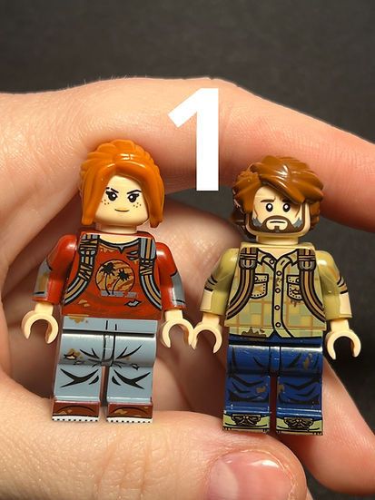 Other the last of us 2 minifigure matching keychain ellie joel Size ONE SIZE - 6 Thumbnail