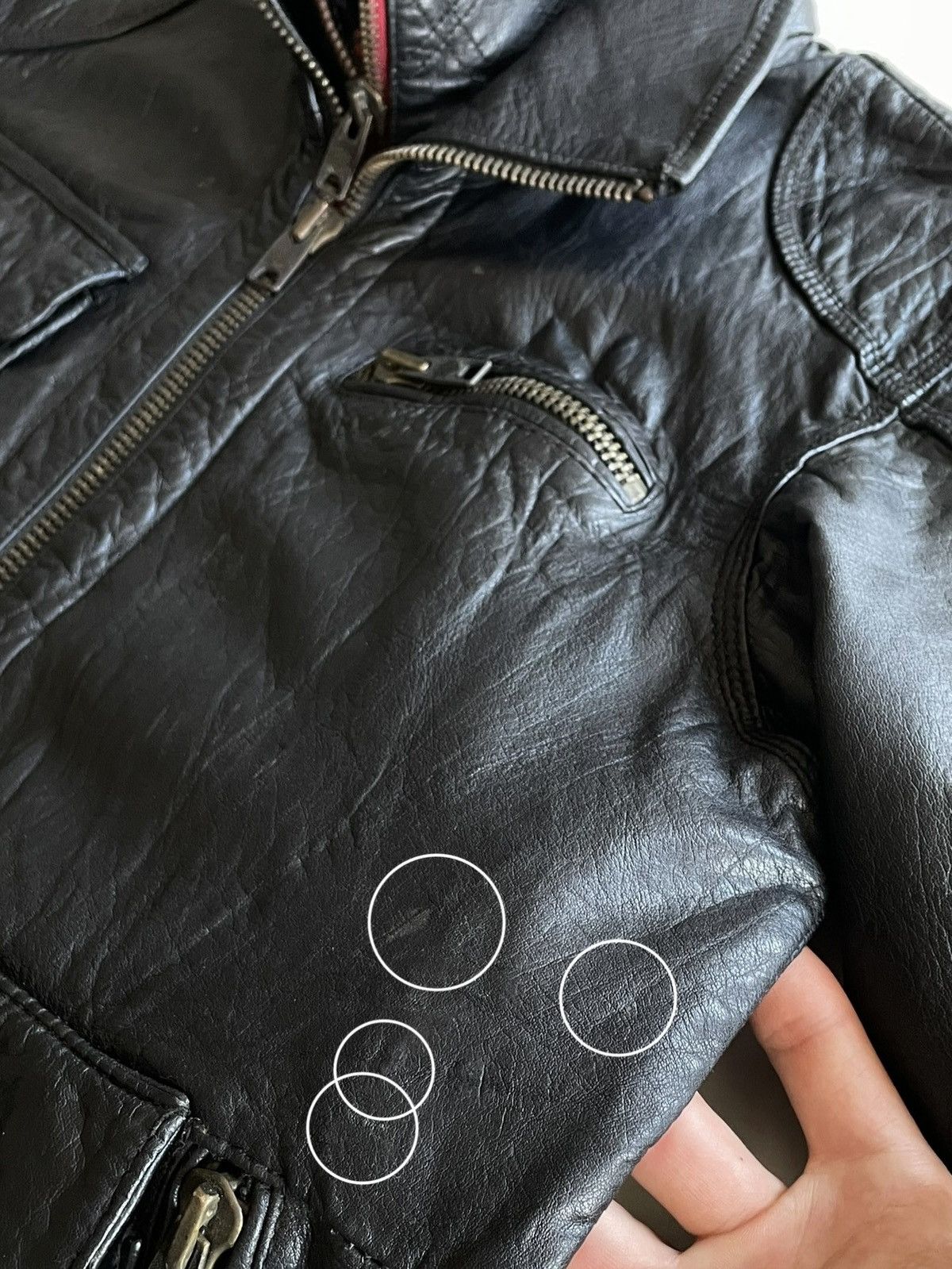 Superdry Superheavyweight Leather; Motorbike & Engineering Insp. Jack Size US L / EU 52-54 / 3 - 13 Thumbnail
