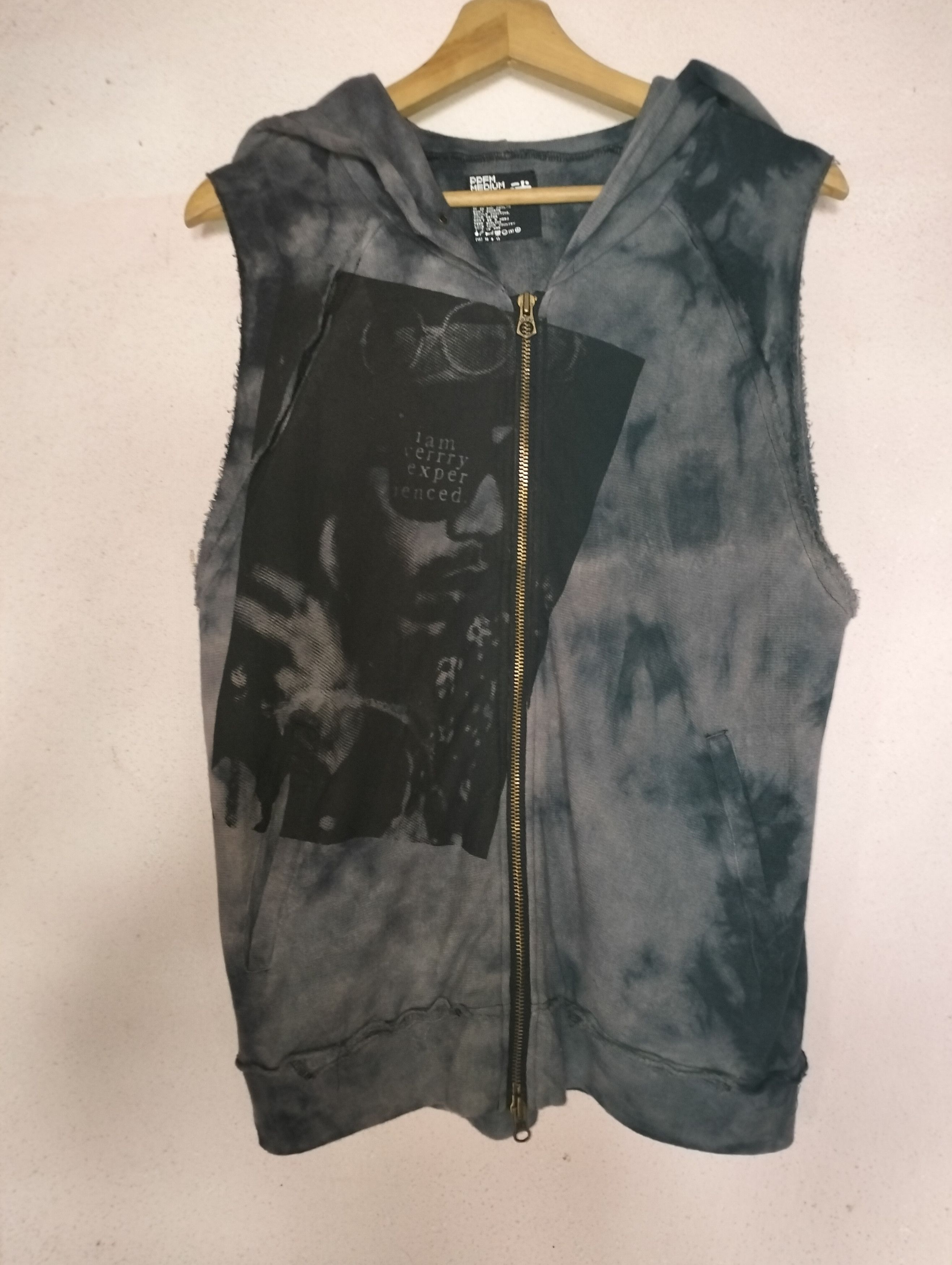 PPFM PPFM x Jimi Hendrix Tie Dye Sleeveless Hoodie Zipper Rare Size US M / EU 48-50 / 2 - 1 Thumbnail