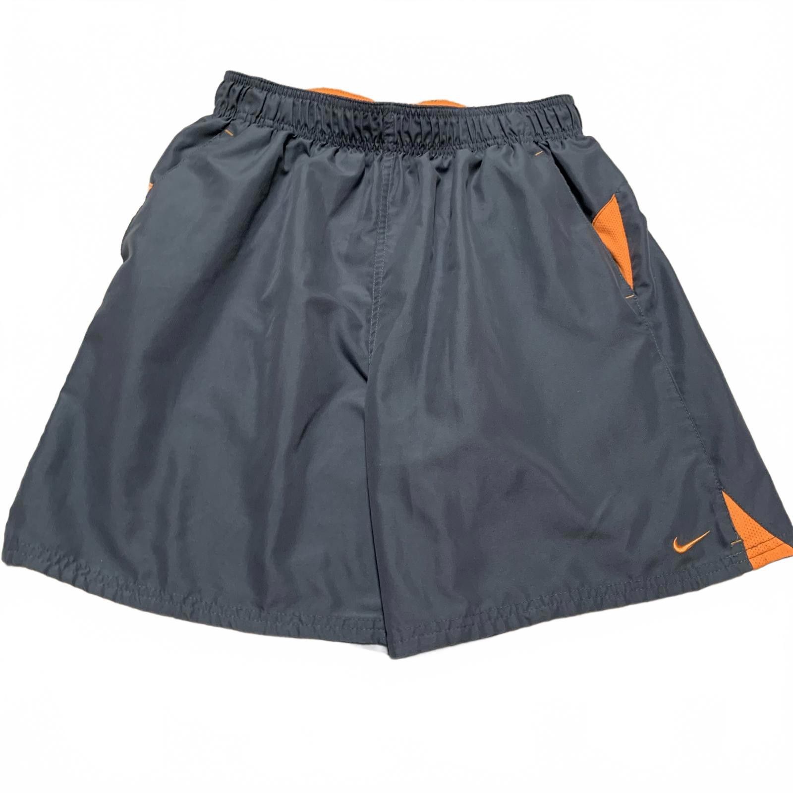 Nike Nike Athletic Running Shorts M Gray Orange Accents Size US 32 / EU 48 - 1 Thumbnail