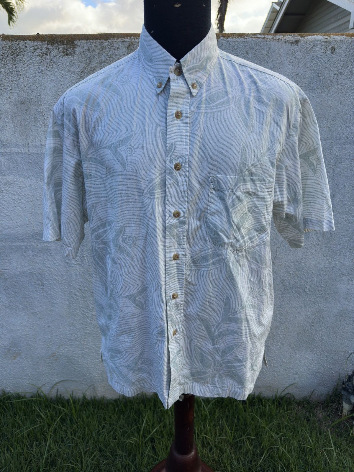 Other PreOwned Kahala Hawaiian Print Mint Green Men's Large Size US L / EU 52-54 / 3 - 1 Thumbnail
