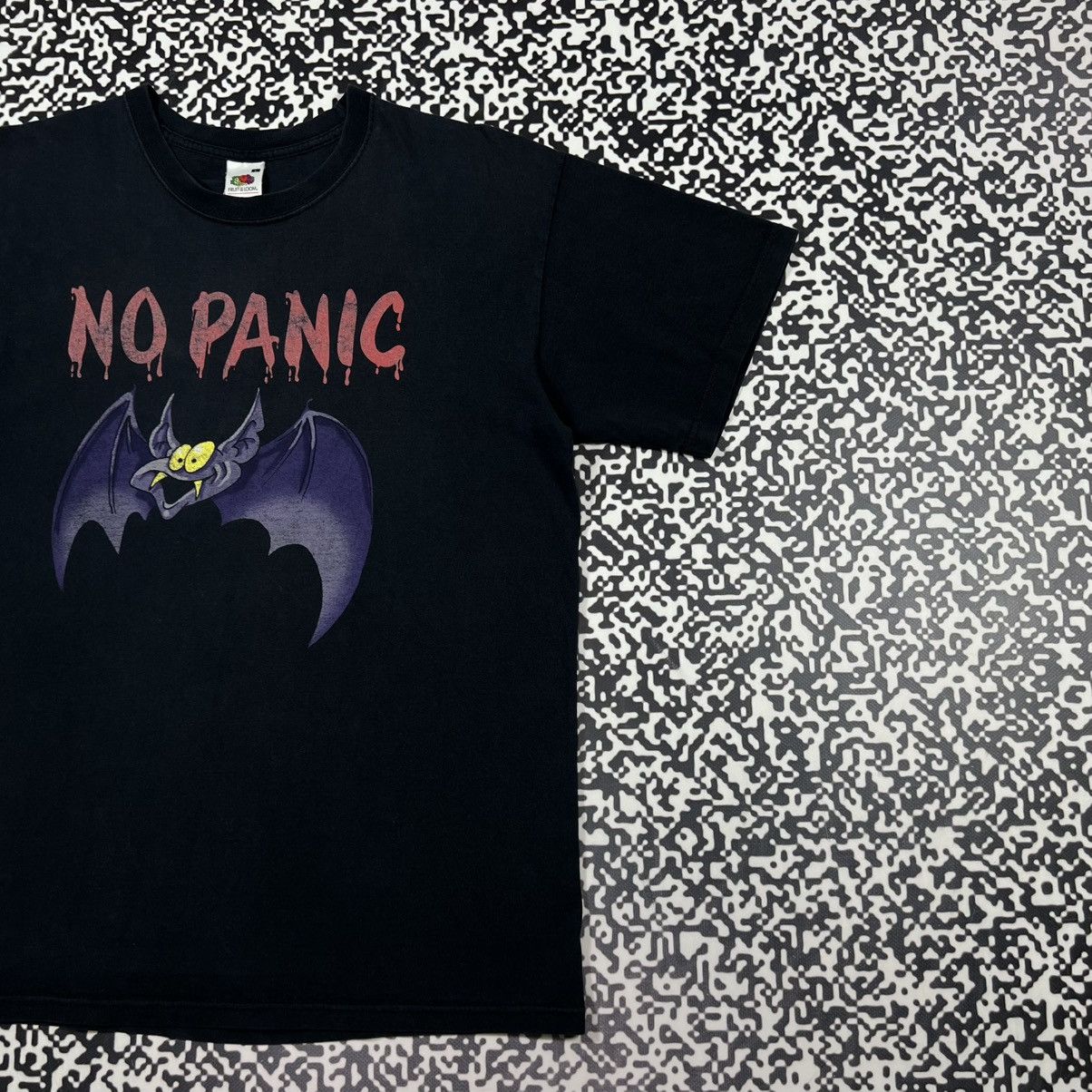 Vintage Vintage Y2K Vamp No Panic Be Relaxed Faded Humor T-shirt Size US L / EU 52-54 / 3 - 4 Thumbnail