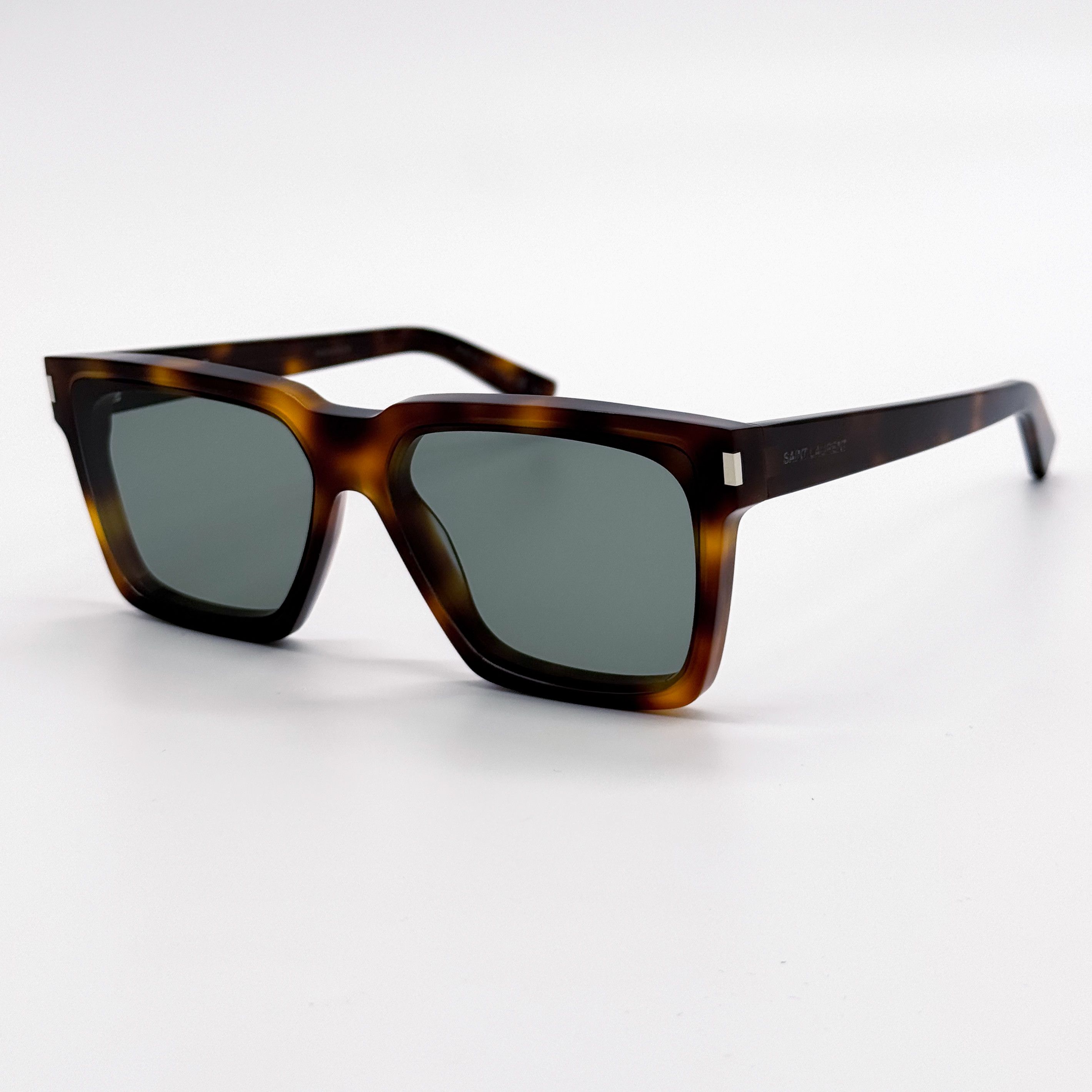 Yves Saint Laurent NEW SAINT LAURENT SL610 003 UNISEX HAVANA GREEN SL 610 Size ONE SIZE - 2 Thumbnail