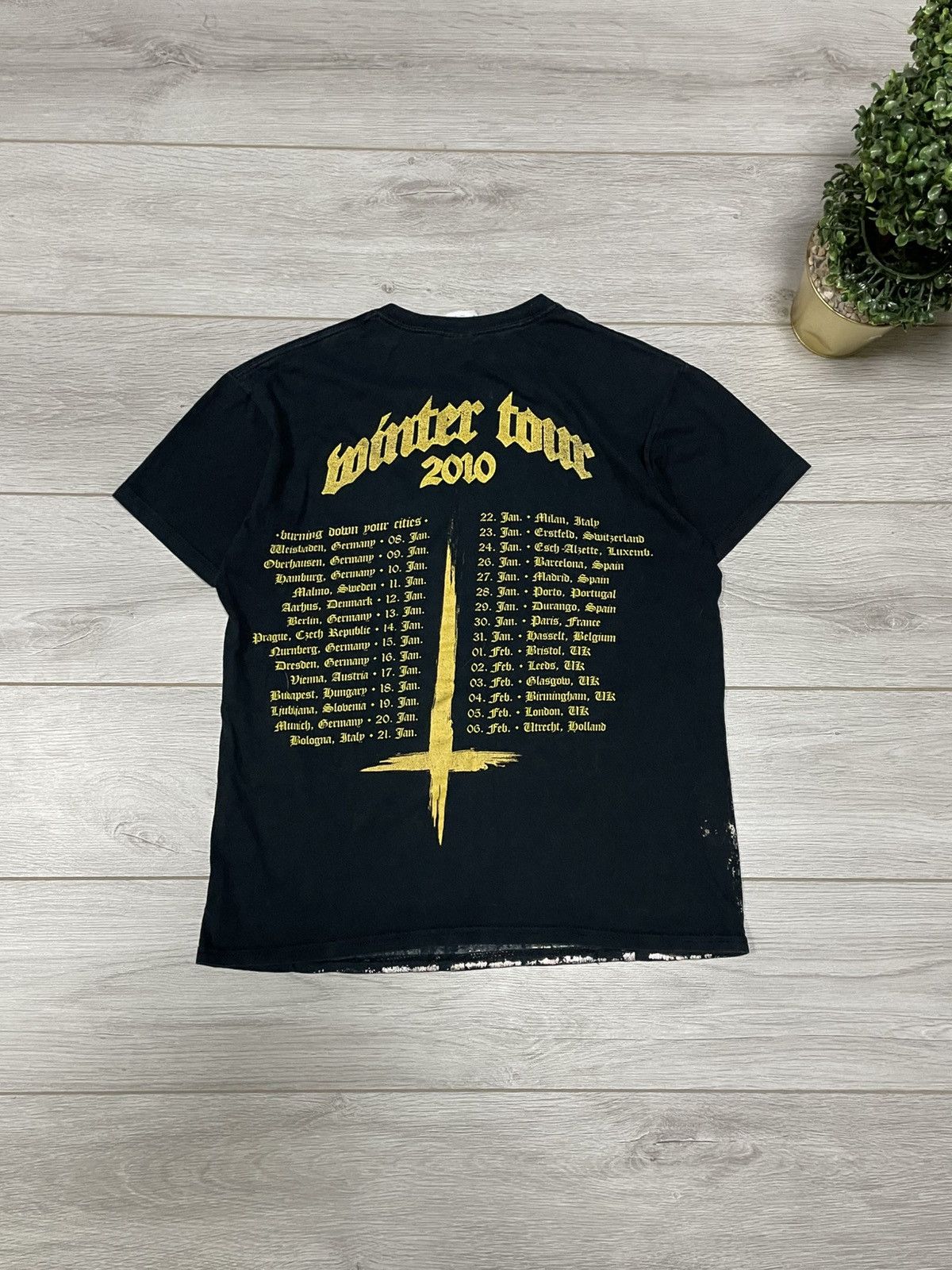 Band Tees 00s The Black Dahlia Murder over Print Tee 2010 mushroom Size US M / EU 48-50 / 2 - 2 Thumbnail