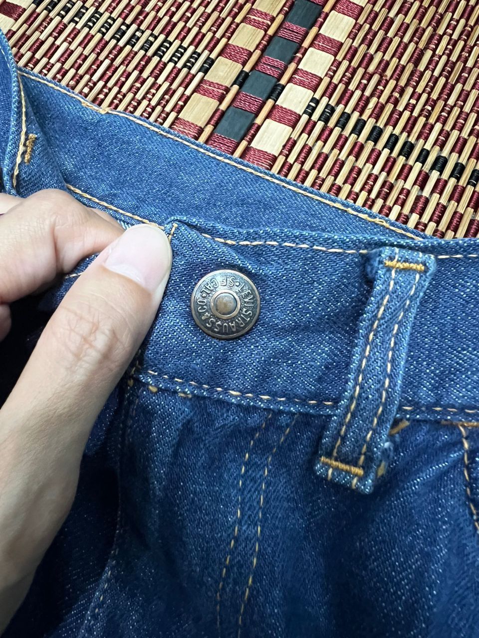 Levi's × Vintage Vtg 60’s Levis Big E white Tab Size 29" - 10 Thumbnail