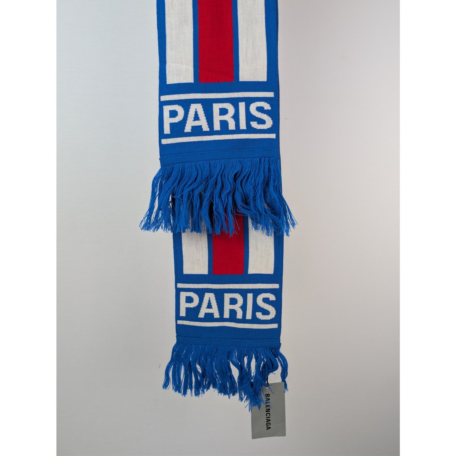 Balenciaga o1rshd1 Size: OS / Q:2 / Football Scarf in Blue/Multicolor Size ONE SIZE - 13 Thumbnail