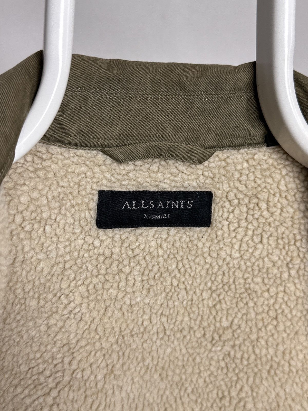 Allsaints AllSaints Deck Shirt Sherpa Overshirt Military Jacket Size US XS / EU 42 / 0 - 6 Thumbnail