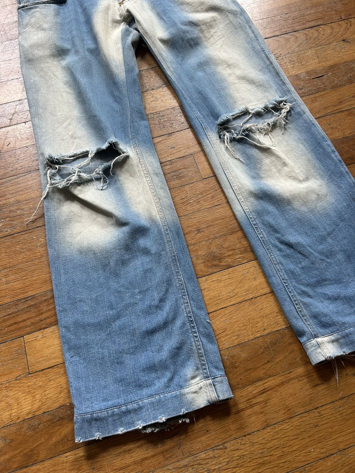 Dolce & Gabbana SS04 Dolce & Gabbana Bleach Denim Size US 33 - 4 Thumbnail